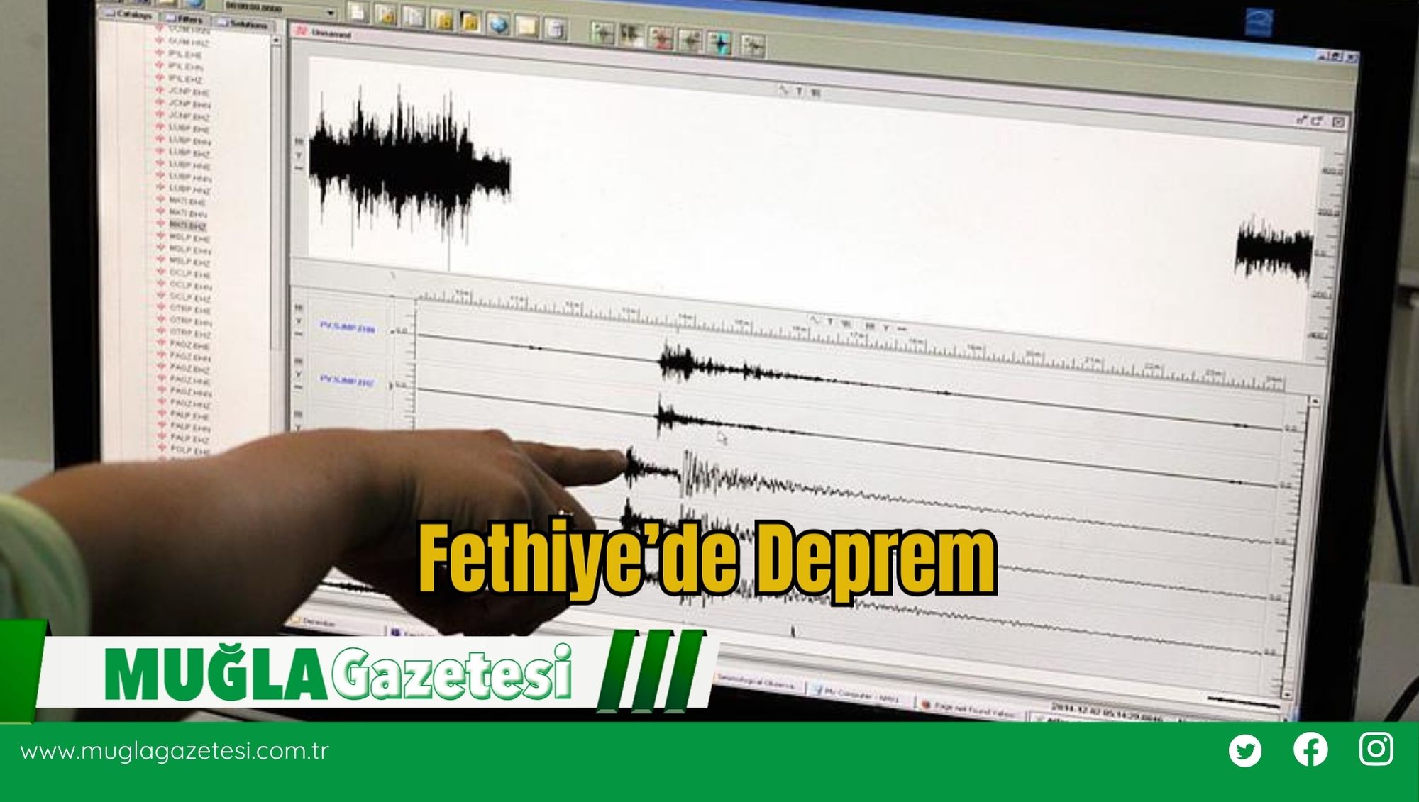 Fethiye’de Deprem