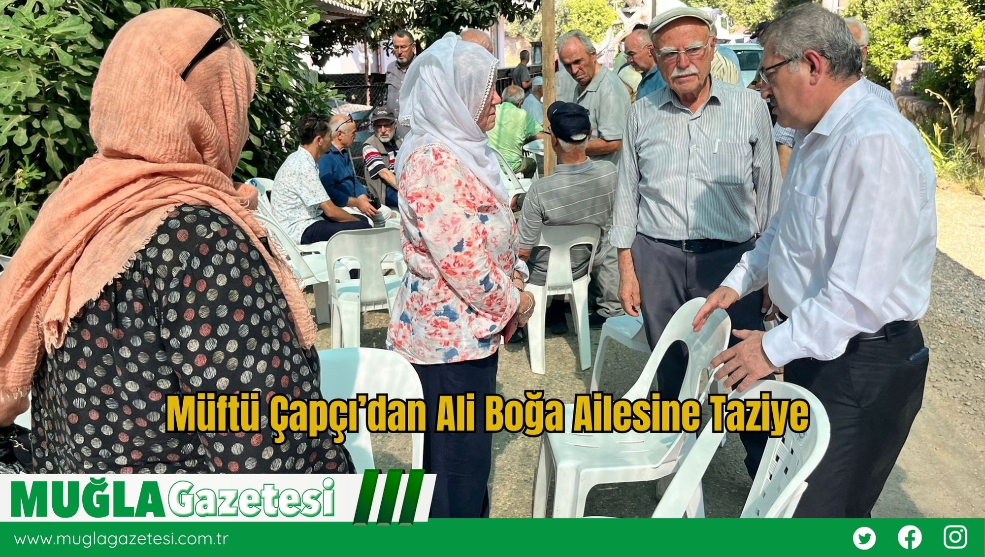 Müftü Çapçı’dan Ali Boğa Ailesine Taziye