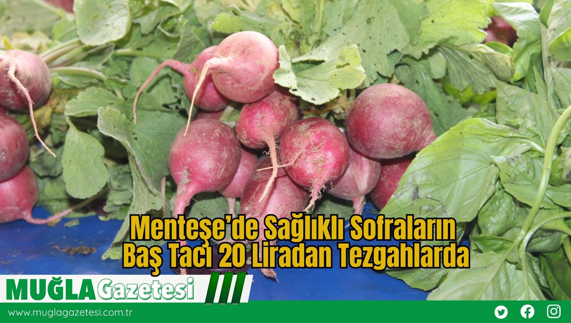 Menteşe’de Sağlıklı Sofraların Baş Tacı 20 Liradan Tezgahlarda