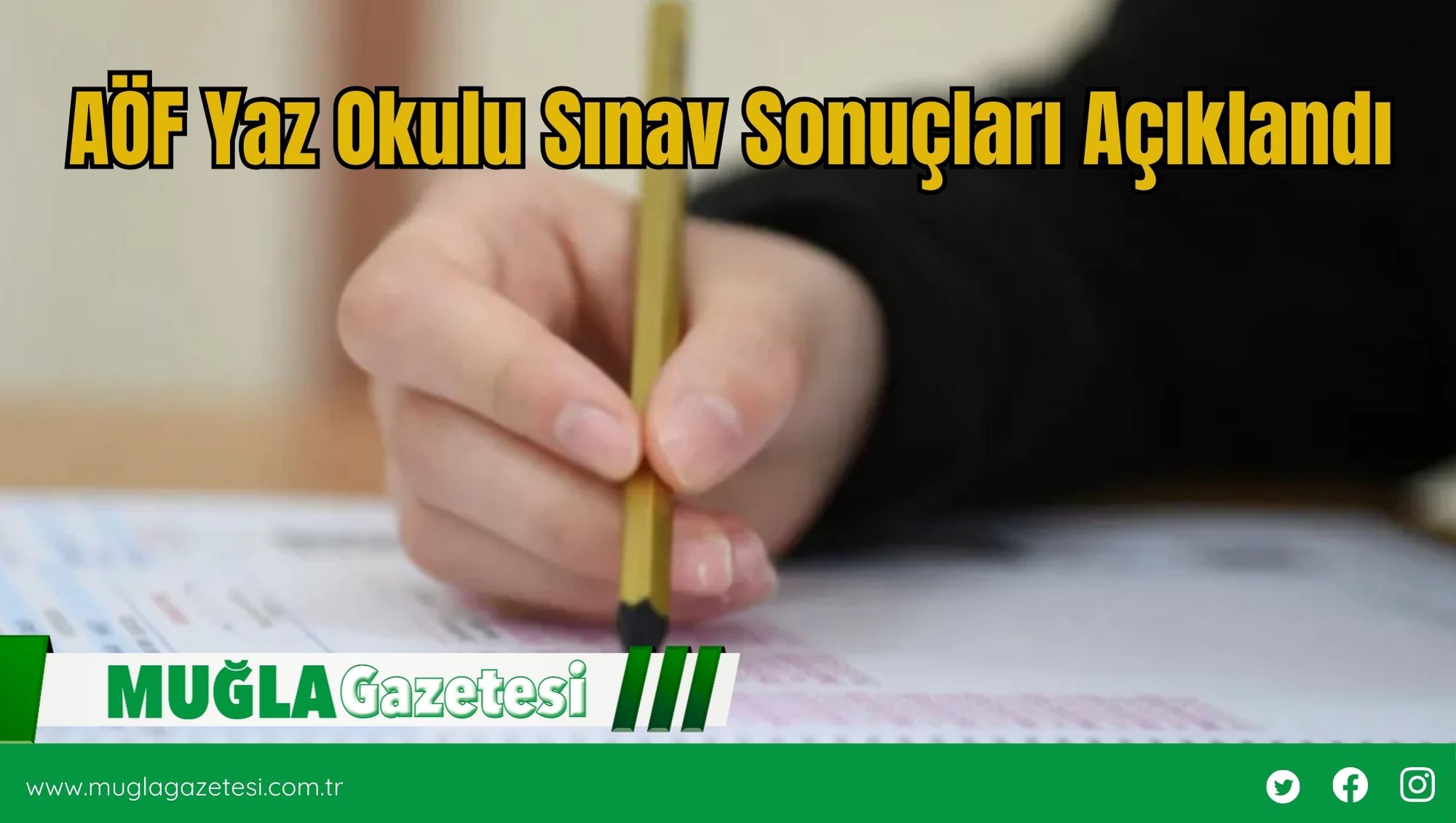 AÖF Yaz Okulu Sınav Sonuçları Açıklandı