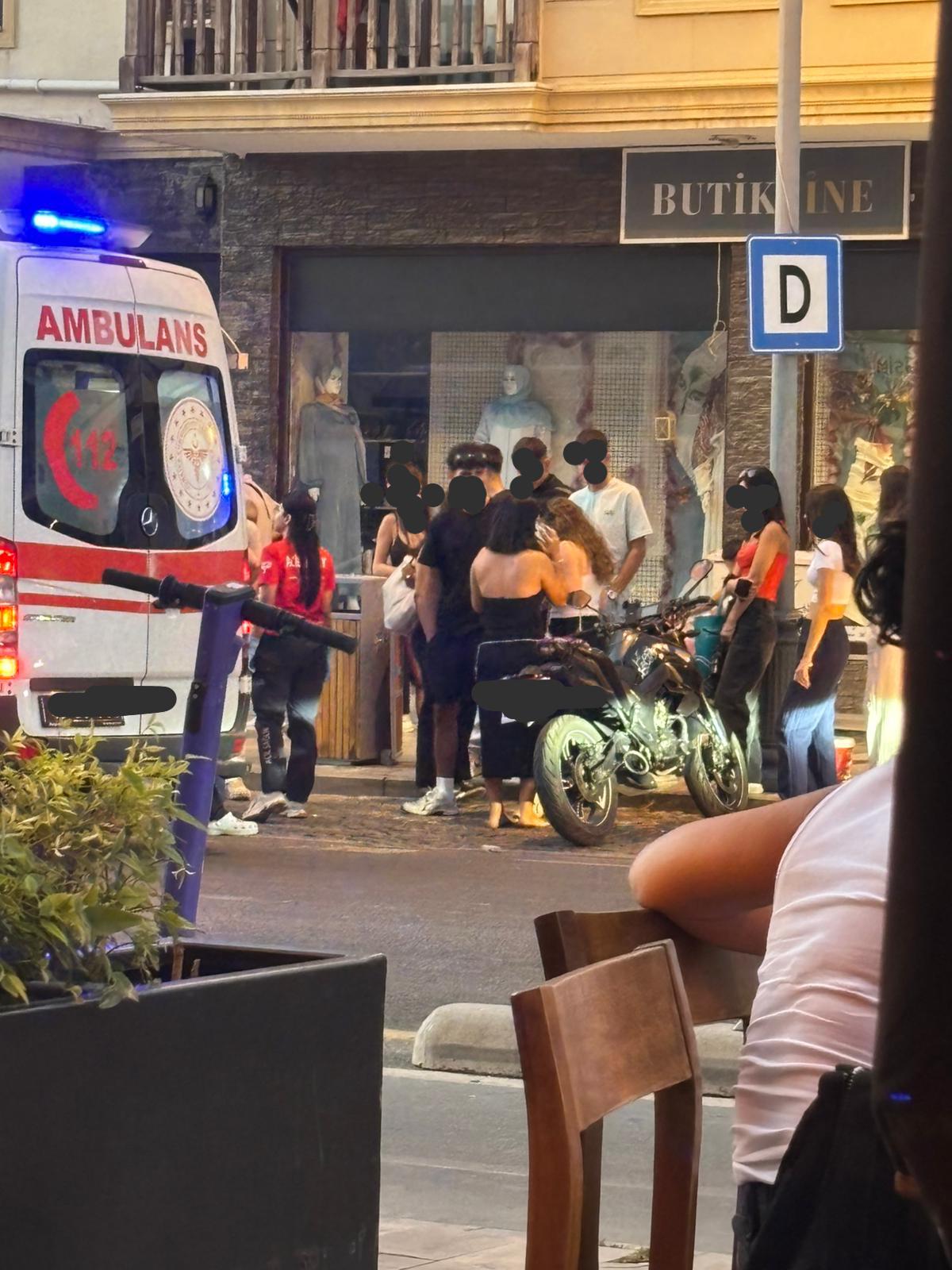 Recai Güreli Caddesi’nde Trafik Kazası: Motor ve Otomobil Çarpıştı