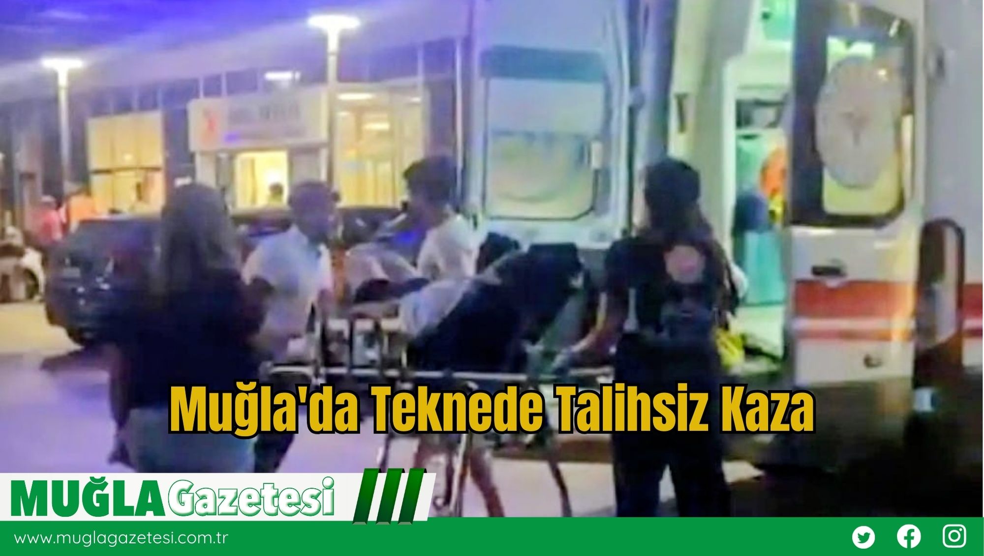Muğla'da Teknede Talihsiz Kaza
