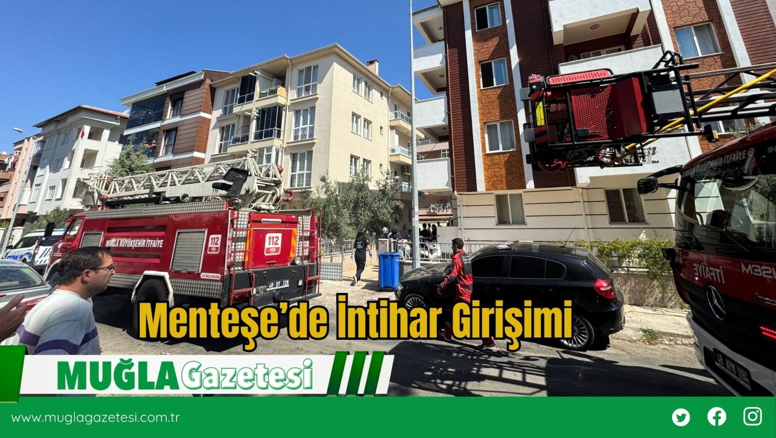 Menteşe’de İntihar Girişimi