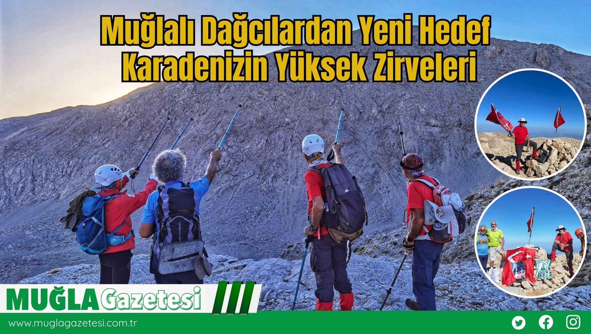 Muğlalı Dağcılardan Yeni Hedef, Karadenizin Yüksek Zirveleri