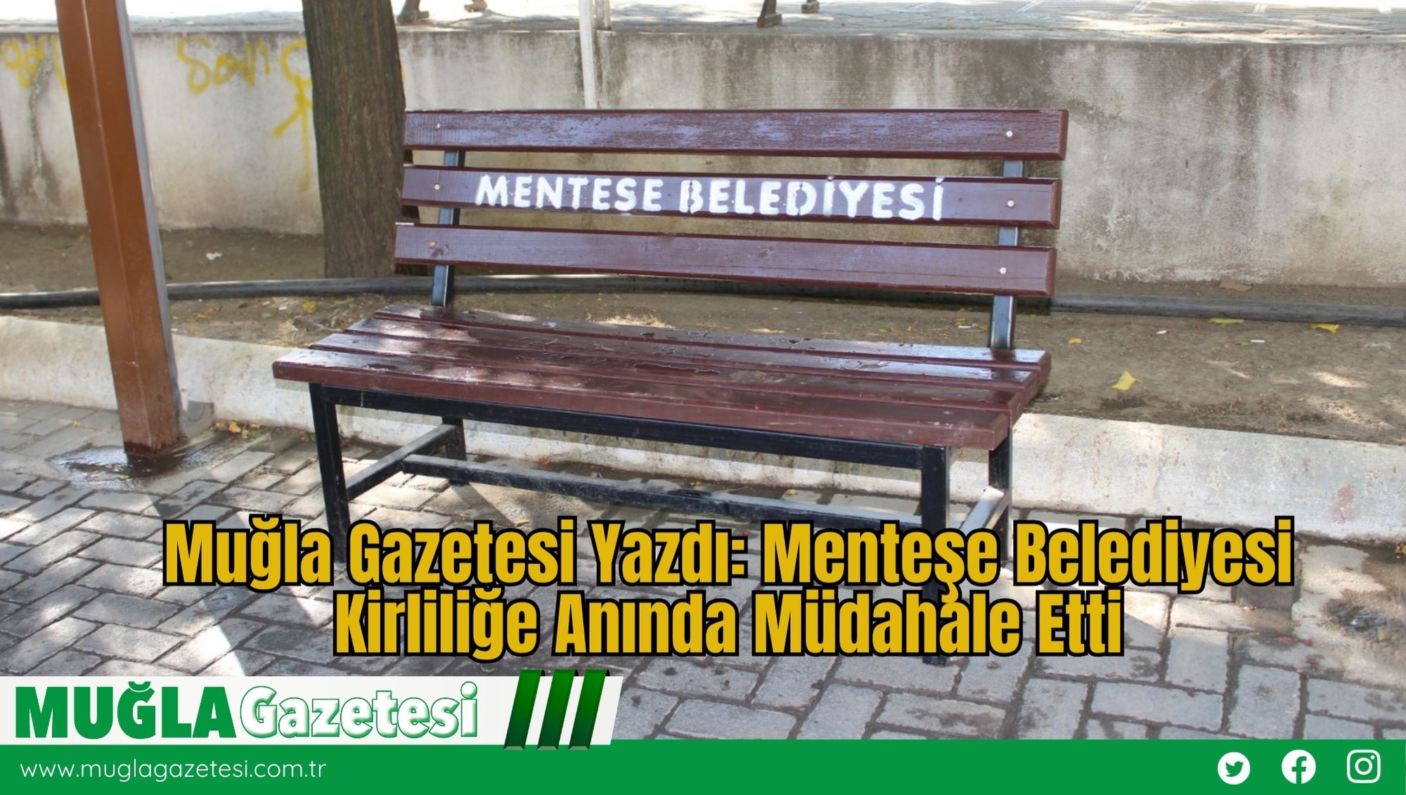 Muğla Gazetesi Yazdı: Menteşe Belediyesi Kirliliğe Anında Müdahale Etti