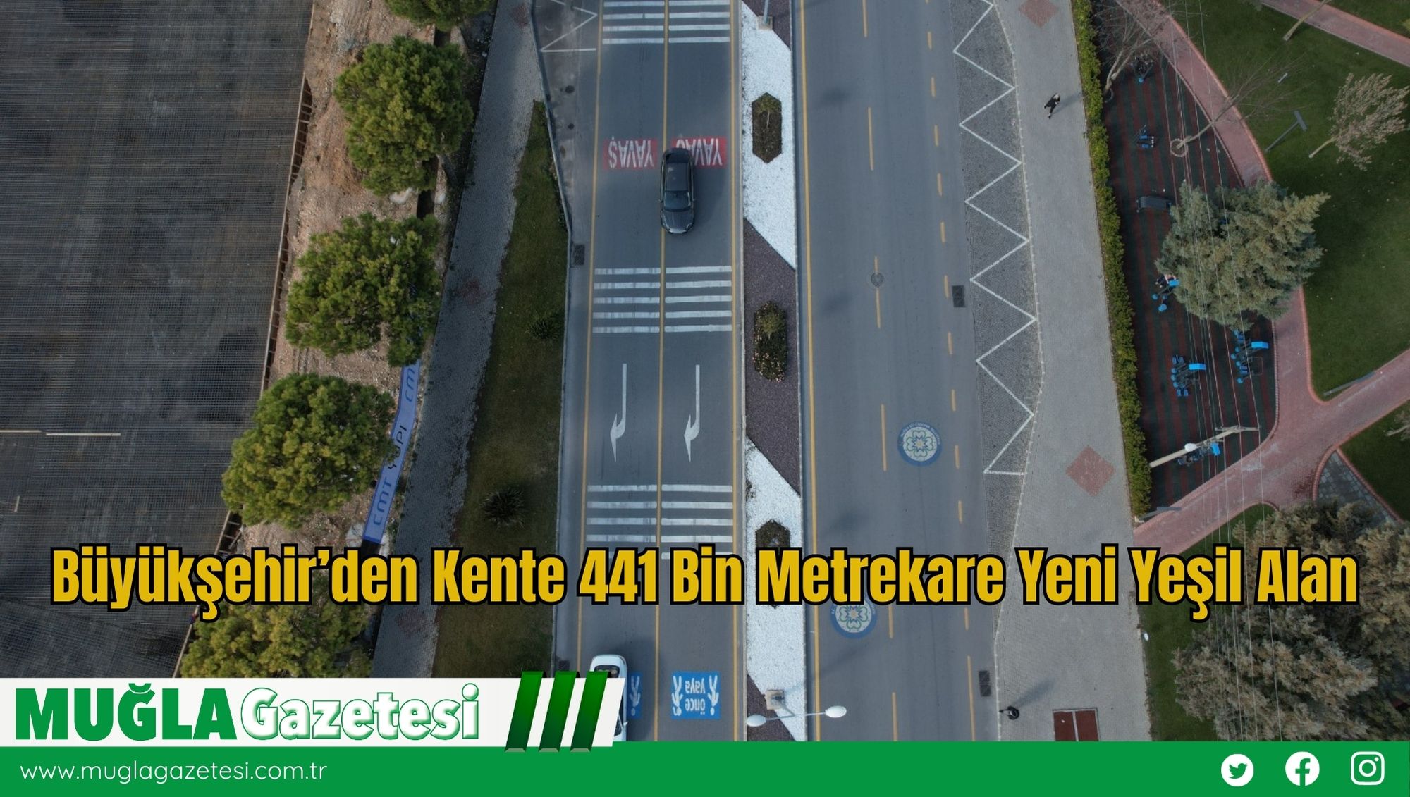 Büyükşehir’den Kente 441 Bin Metrekare Yeni Yeşil Alan