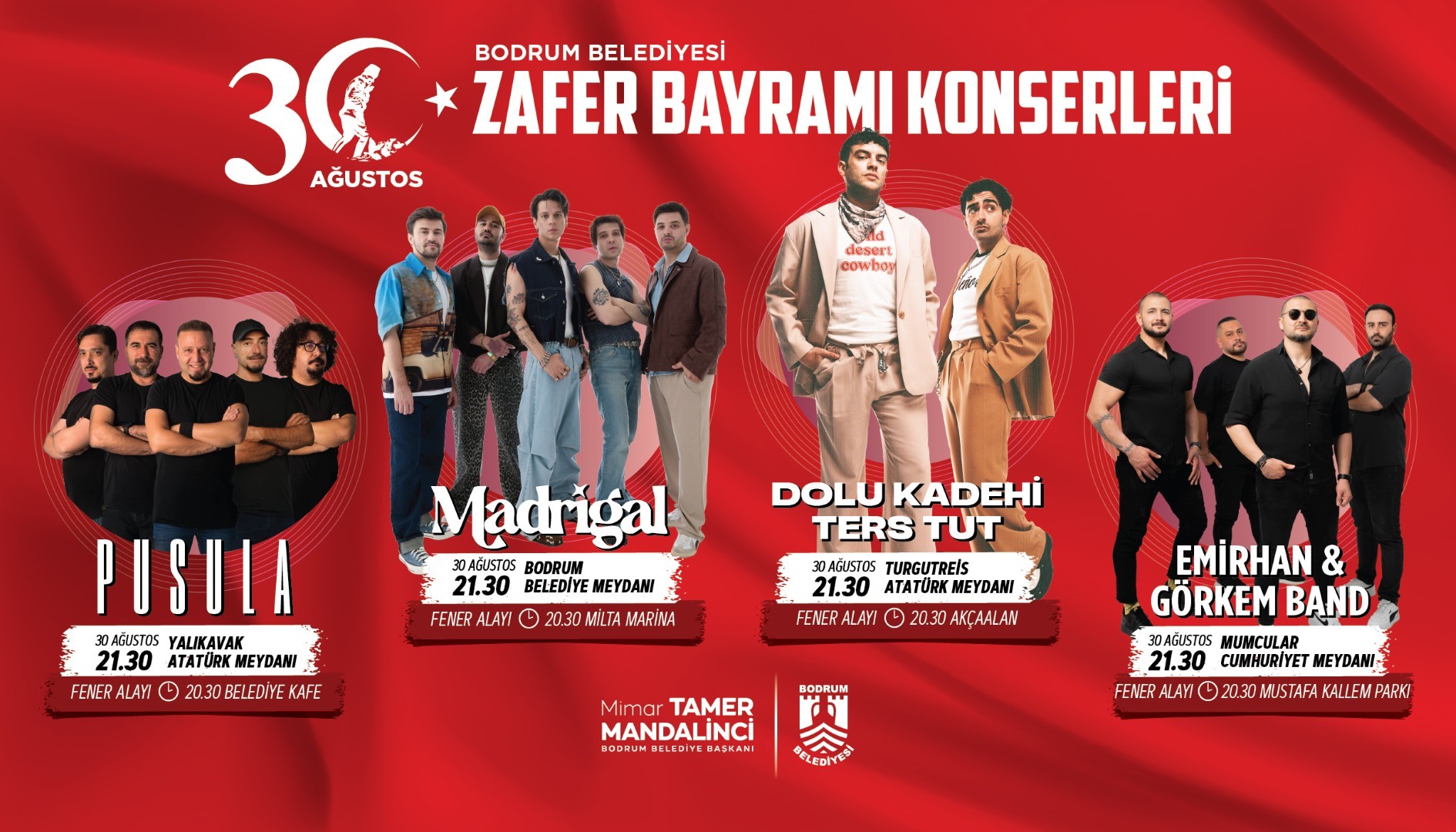 Bodrum, 30 Ağustos Zaferi’nin 103. Yılına Hazırlanıyor