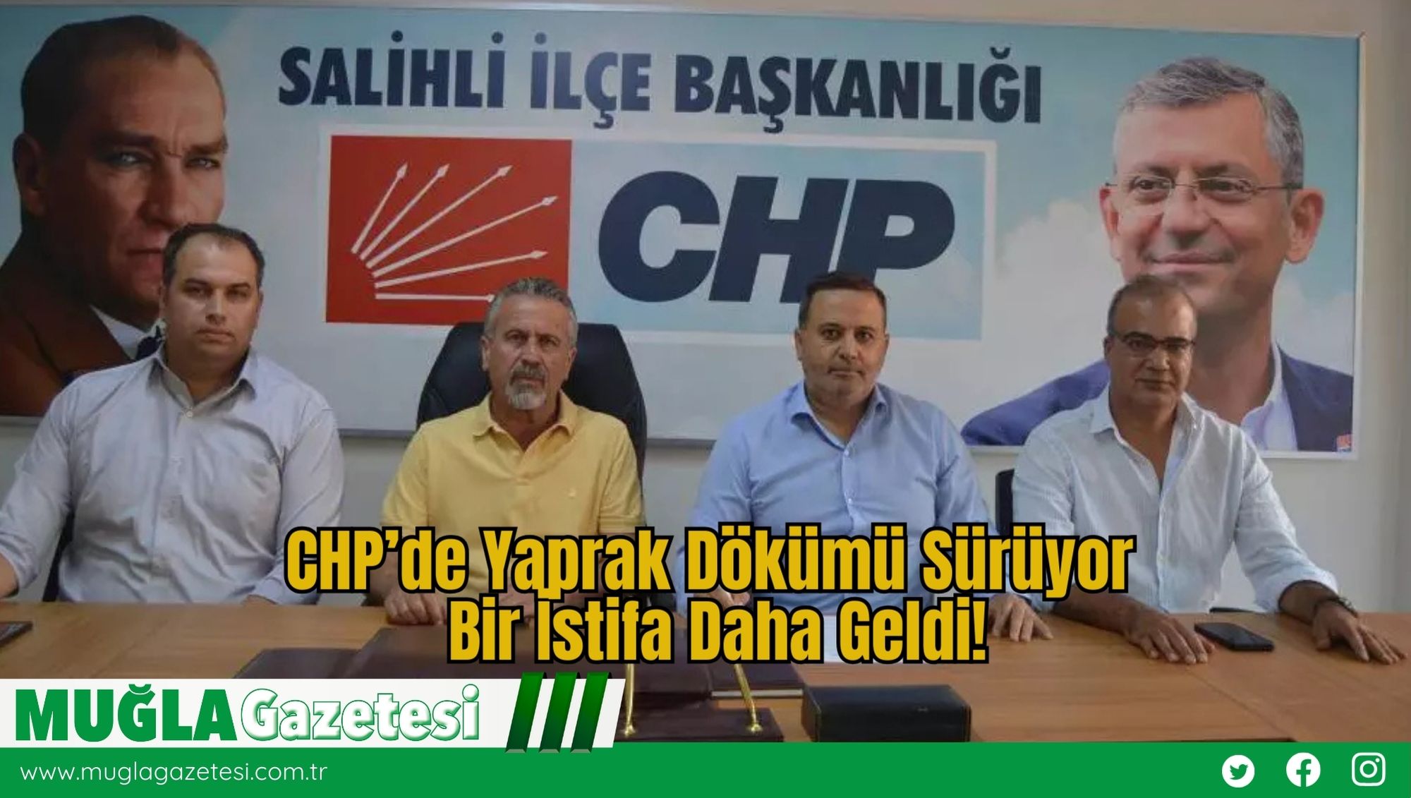 CHP’de Yaprak Dökümü Sürüyor: Bir İstifa Daha Geldi