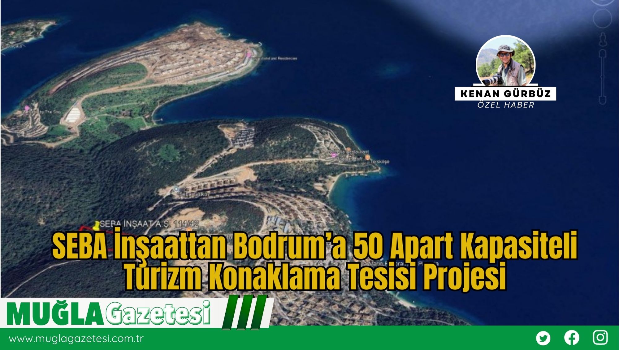 SEBA İnşaattan Bodrum’a 50 Apart Kapasiteli Turizm Konaklama Tesisi Projesi