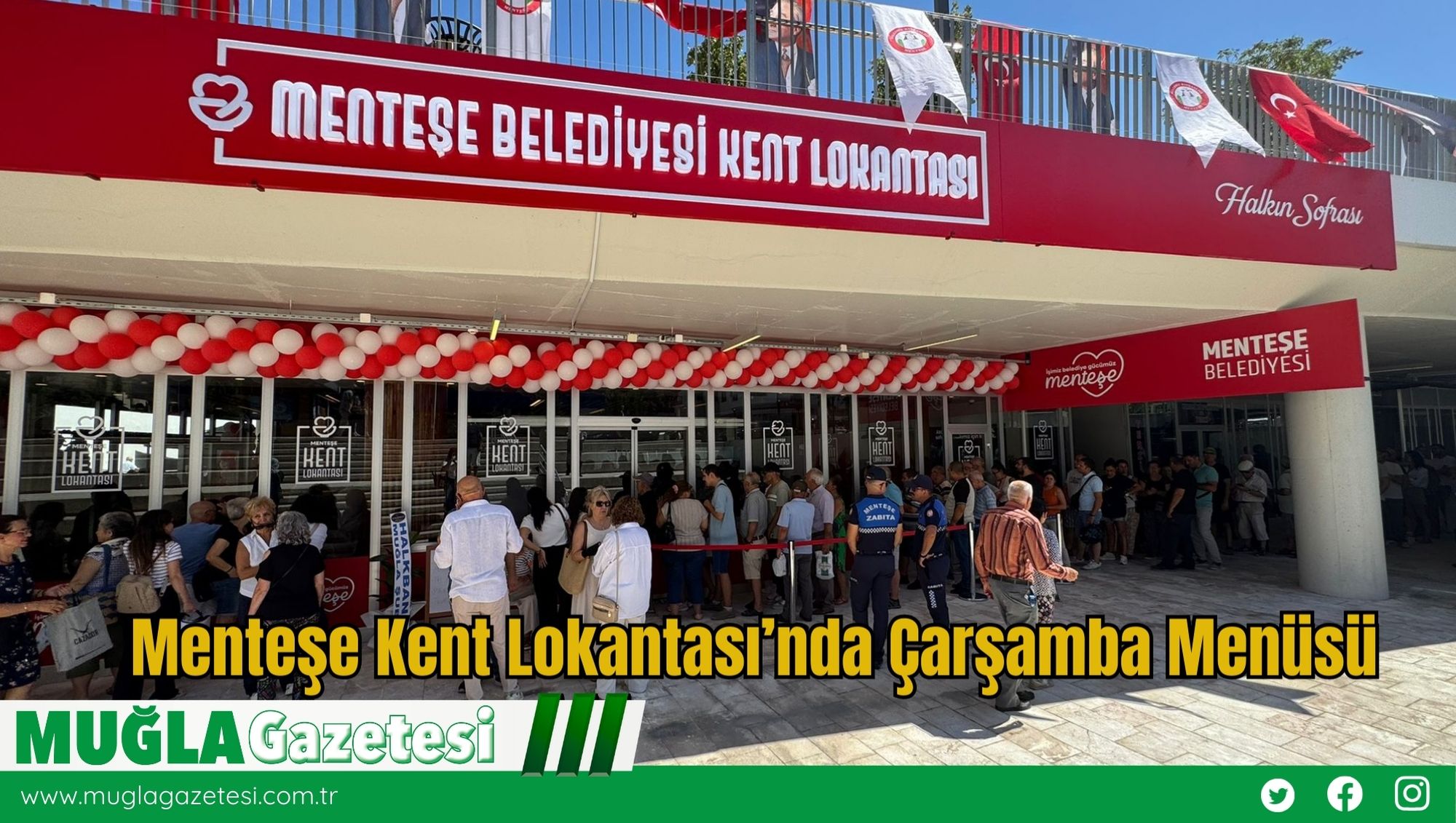 Menteşe Kent Lokantası’nda Çarşamba Menüsü