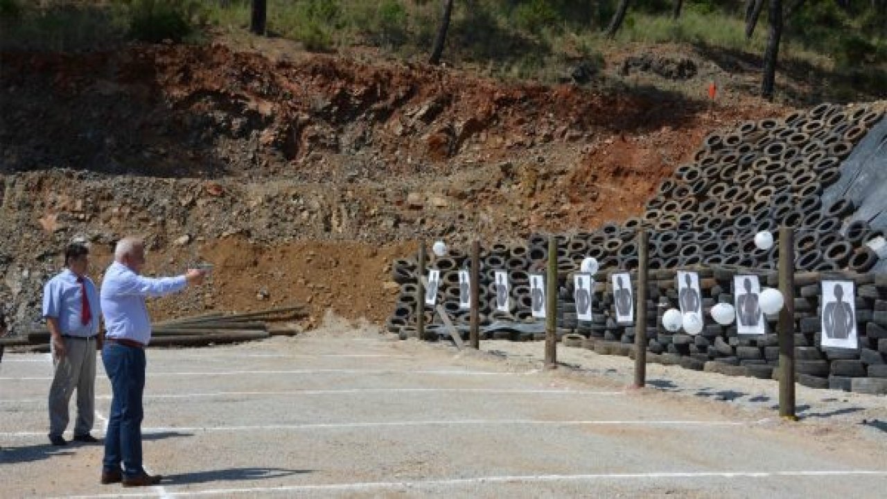 Atış poligonu açıldı