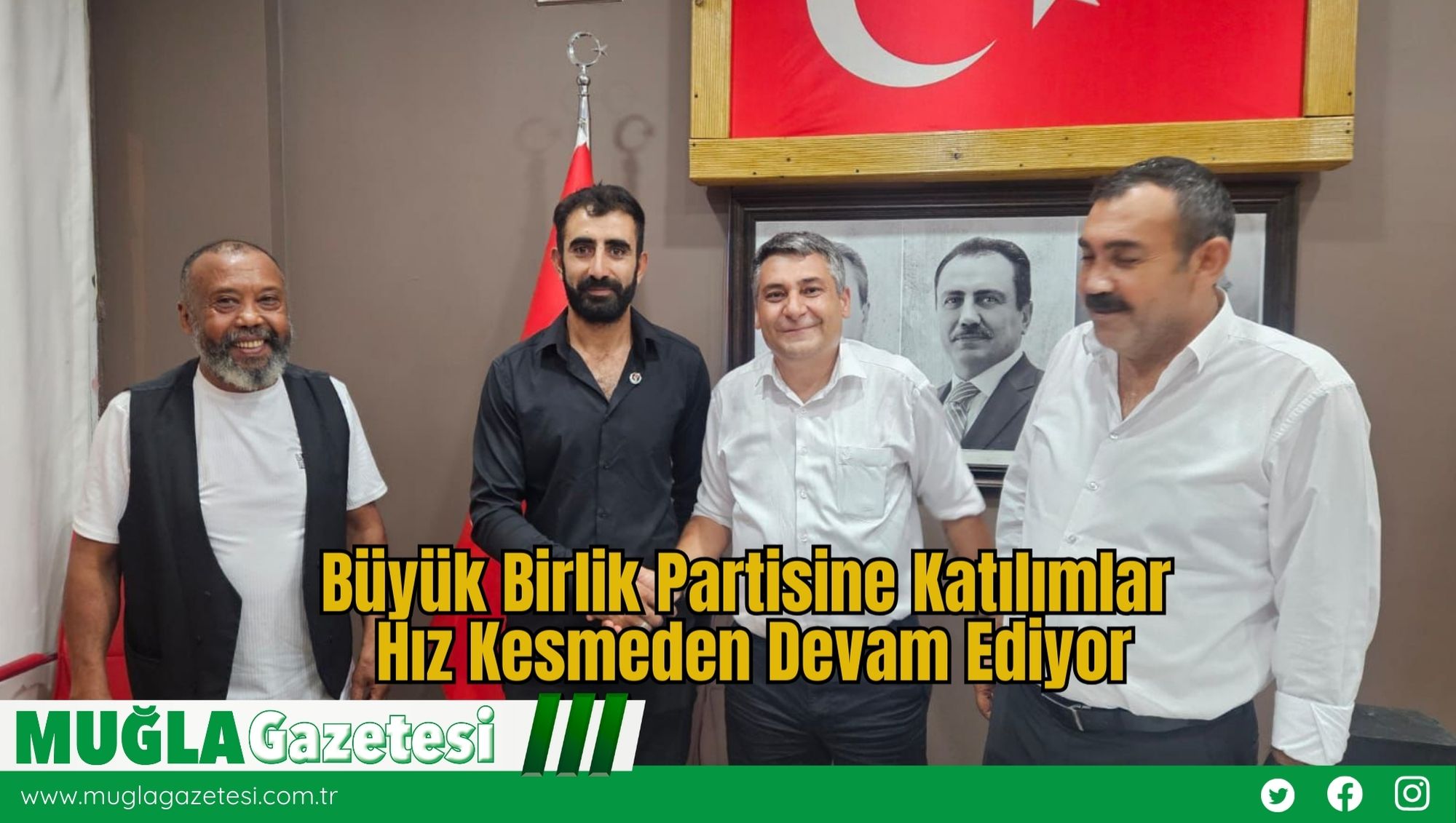 Büyük Birlik Partisine Katılımlar Hız Kesmeden Devam Ediyor