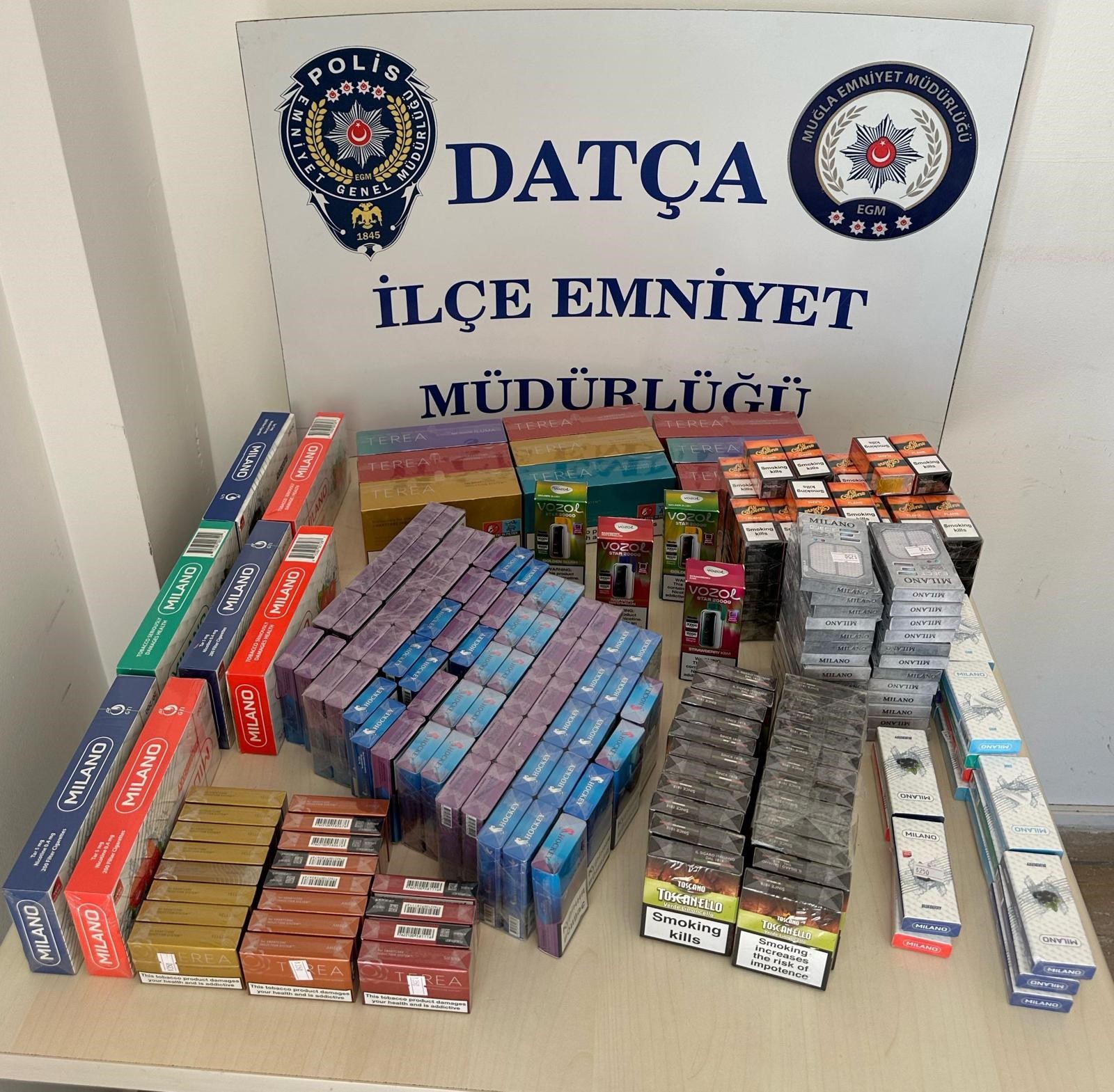 Datça’da Kaçak Tütün Operasyonu