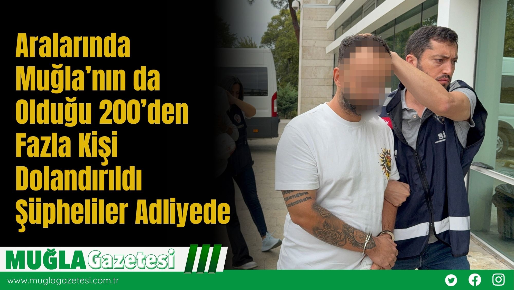 Köyceğiz’de Kaza: 2 Araba Yol Kenarına Savruldu