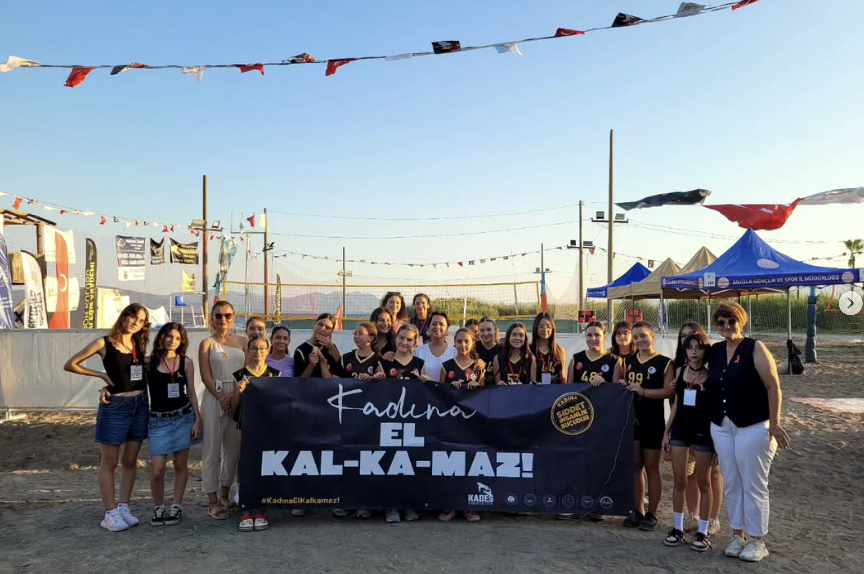 30 Ağustos Zafer Kupası’nda Köyceğiz’den “Kadına Şiddete Hayır” Mesajı