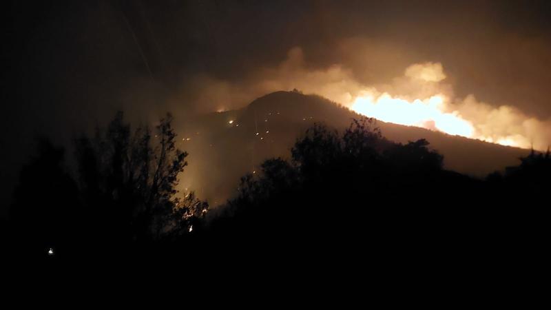 Denizli’de Orman Yangını Rüzgarla Birlikte Tekrar Yayıldı