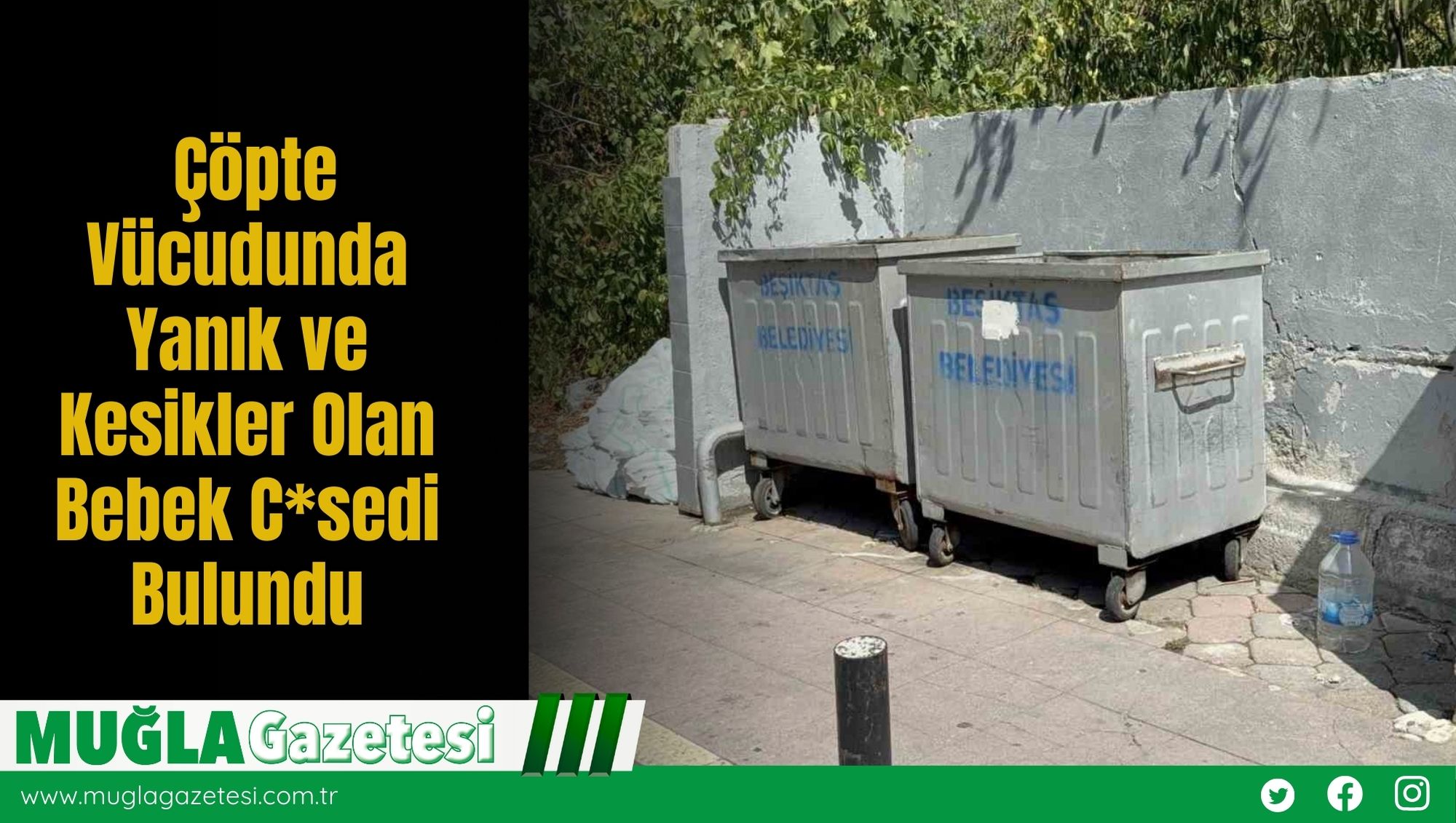 Çöpte Vücudunda Yanık ve Kesikler Olan Bebek C*sedi Bulundu