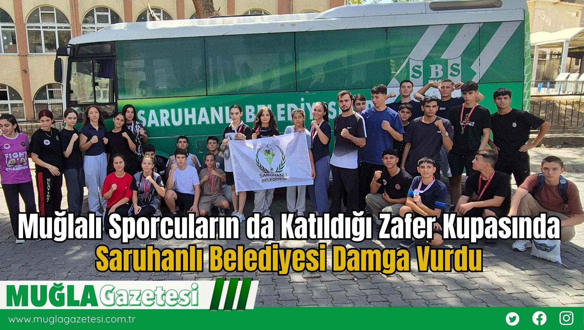 Muğlalı Sporcuların da Katıldığı Zafer Kupasında Saruhanlı Belediyesi Damga Vurdu