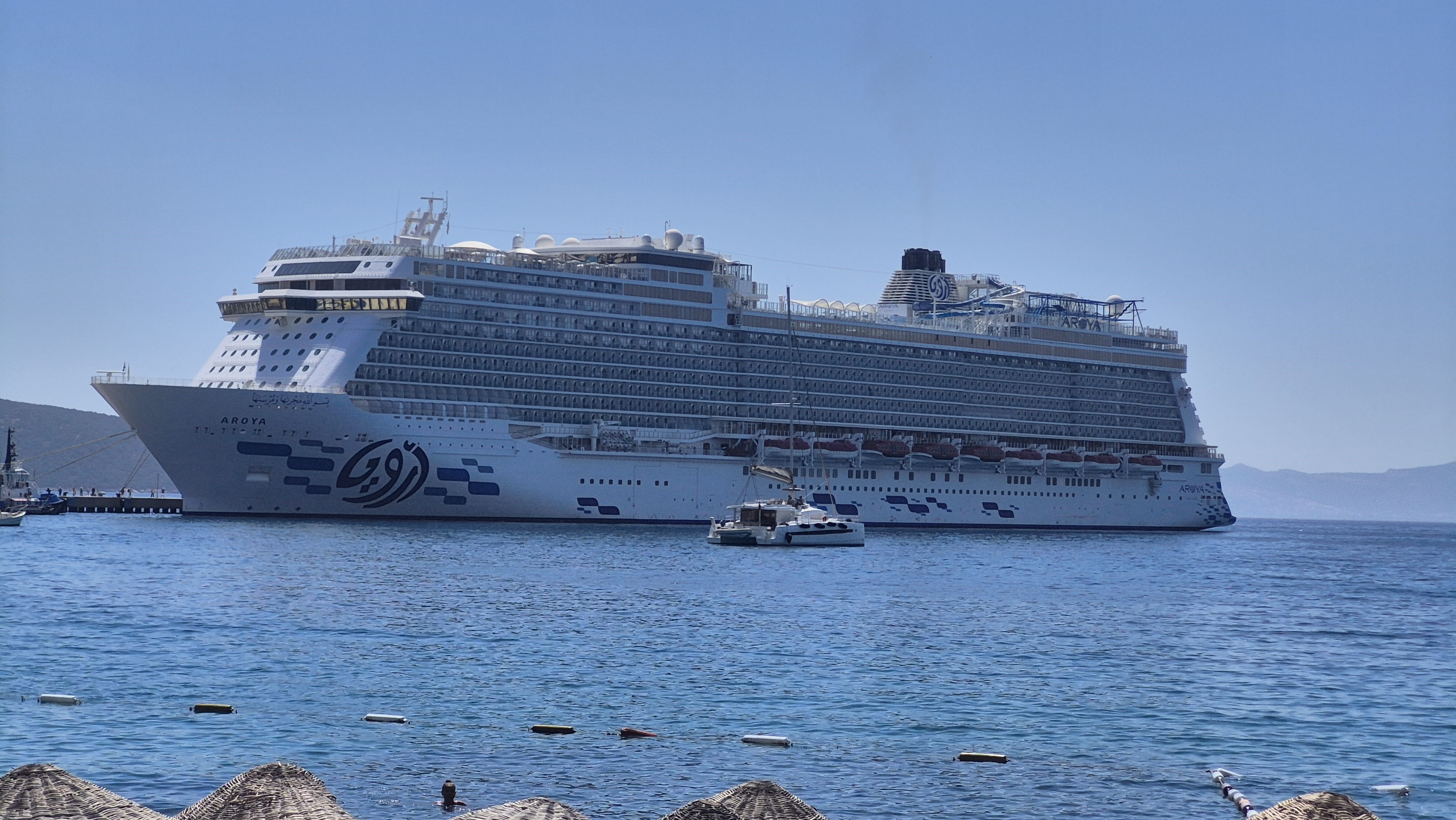 Bodrum’a Turist Akını: Aroya Gemisi 2 Bin 683 Kişiyi Getirdi