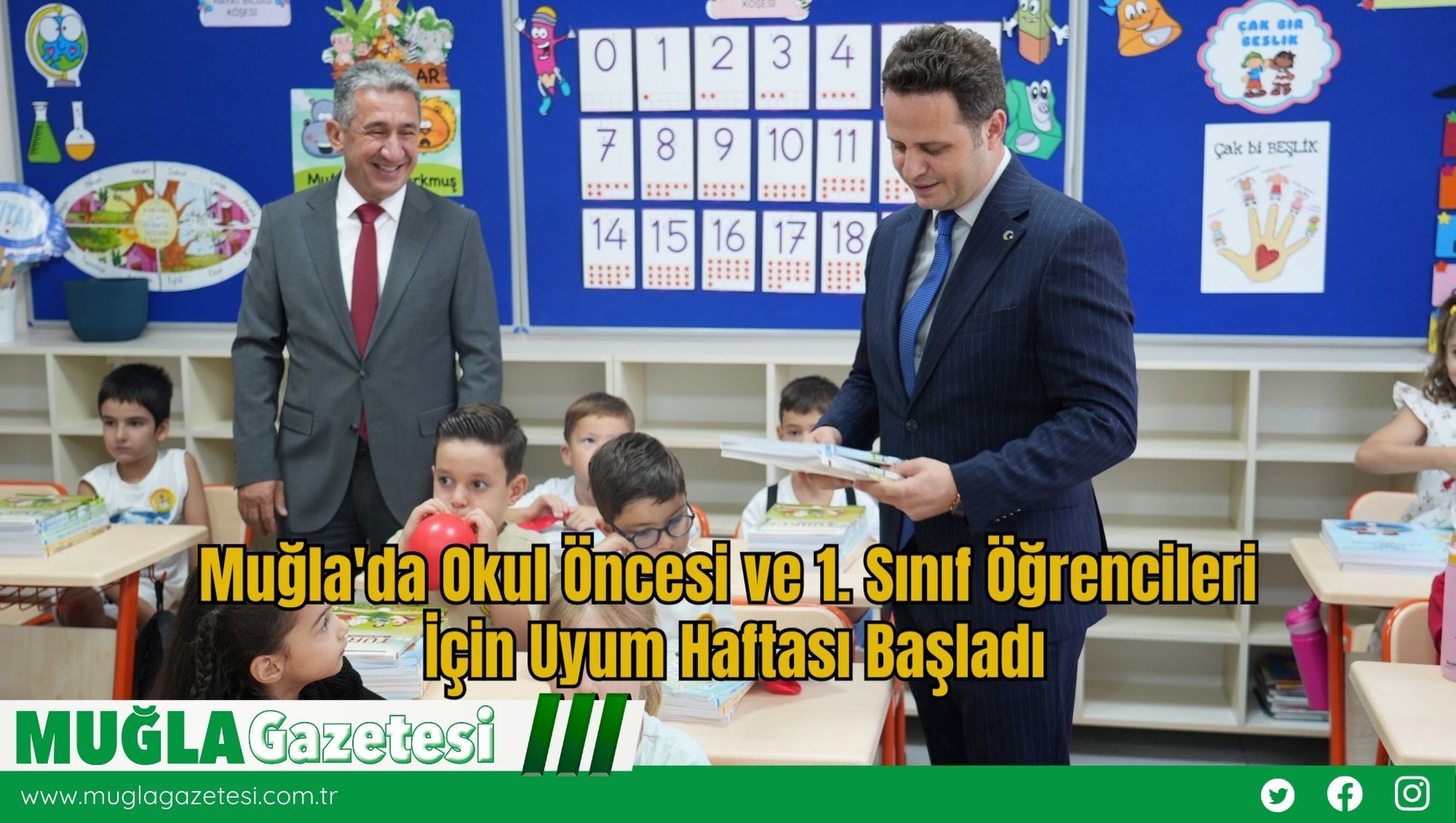 Muğla'da Okul Öncesi ve 1. Sınıf Öğrencileri İçin Uyum Haftası Başladı