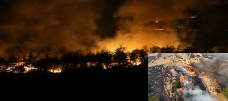 Yangının Bilançosu Ağırlaşıyor:9 Köy Boşaltıldı, Yüzlerce Kişi Tahliye Edildi