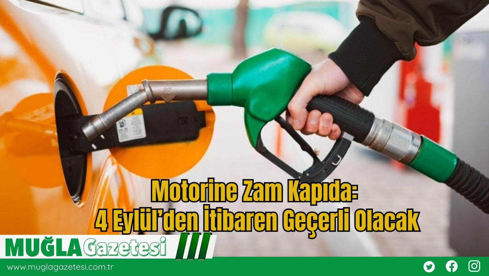 Motorine Zam Kapıda: 4 Eylül’den İtibaren Geçerli Olacak