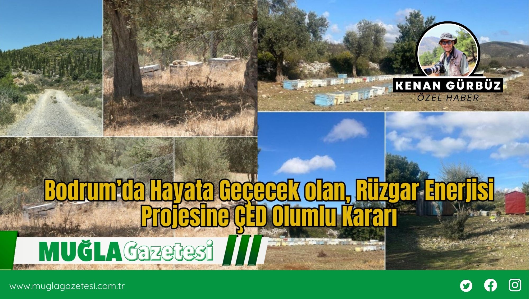 Bodrum’da Hayata Geçecek olan, Rüzgar Enerjisi Projesine ÇED Olumlu Kararı