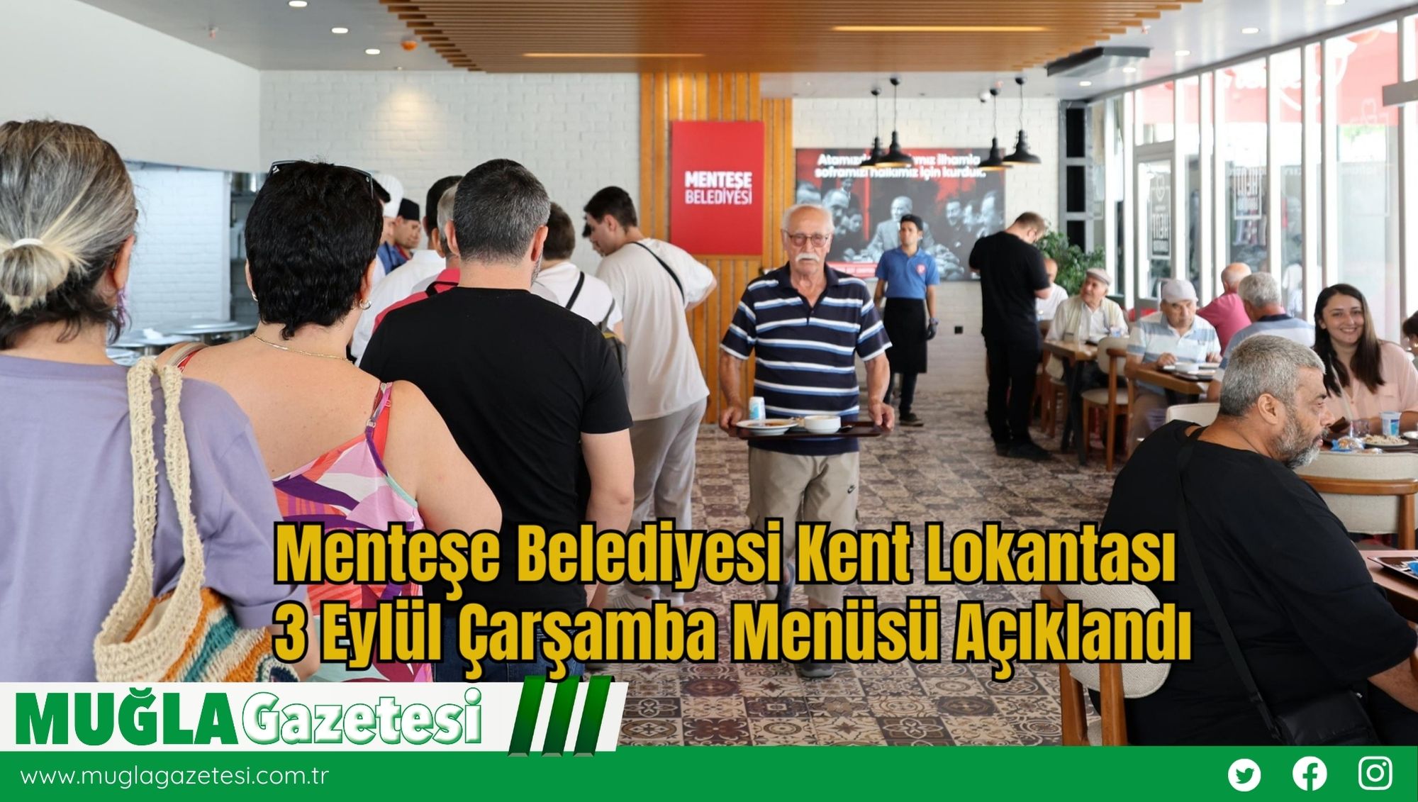 Menteşe Belediyesi Kent Lokantası 3 Eylül Çarşamba Menüsü Açıklandı