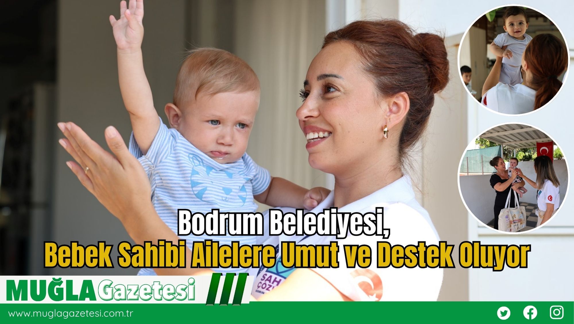Bodrum Belediyesi, Bebek Sahibi Ailelere Umut ve Destek Oluyor