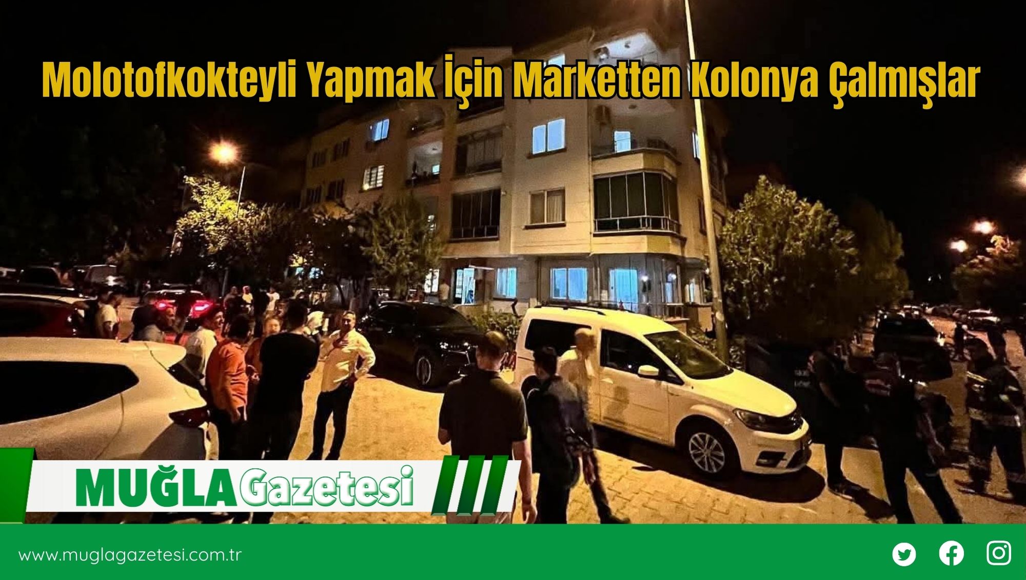 Molotofkokteyli Yapmak İçin Marketten Kolonya Çalmışlar