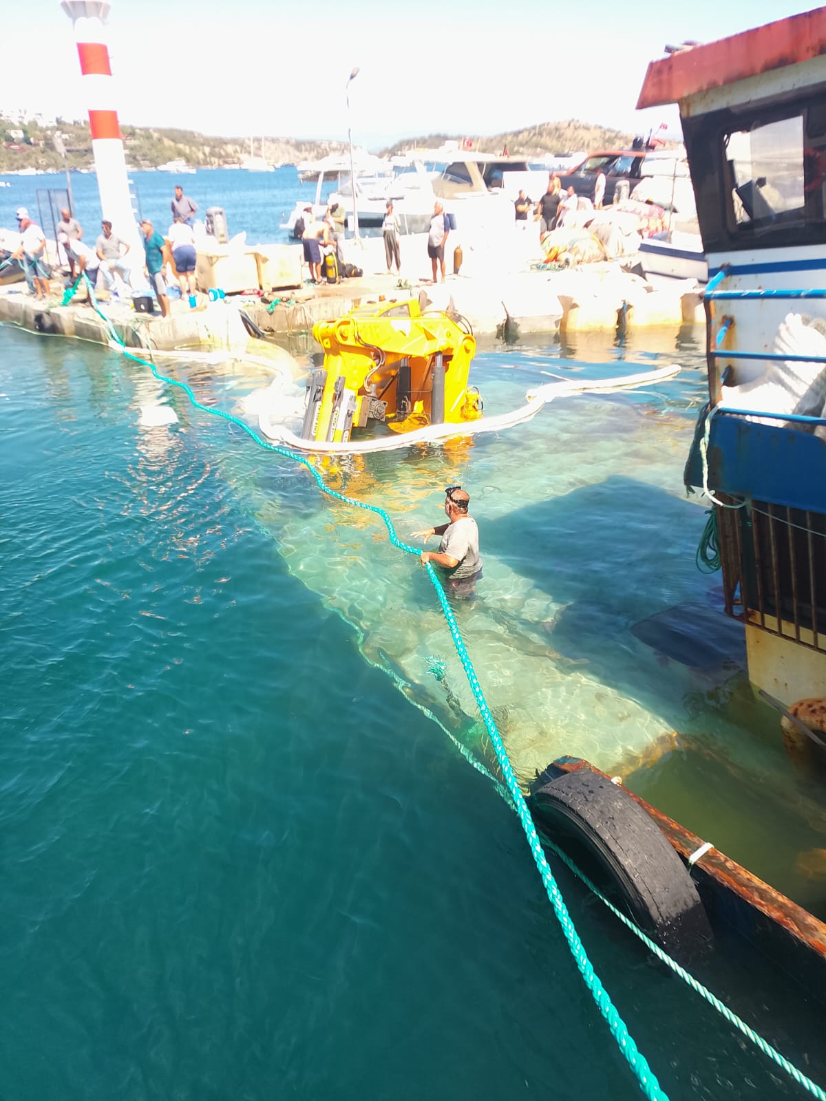Bodrum'da Balıkçı Teknesi Battı