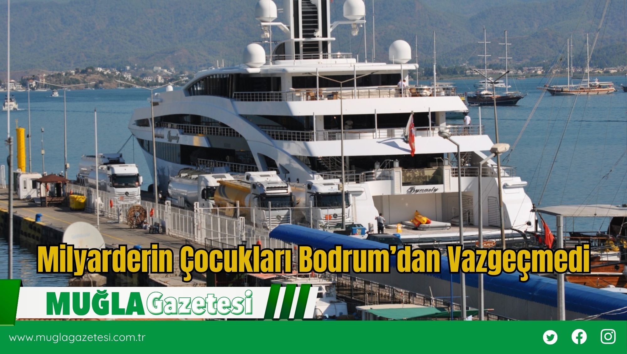 Milyarderin Çocukları Bodrum’dan Vazgeçmedi