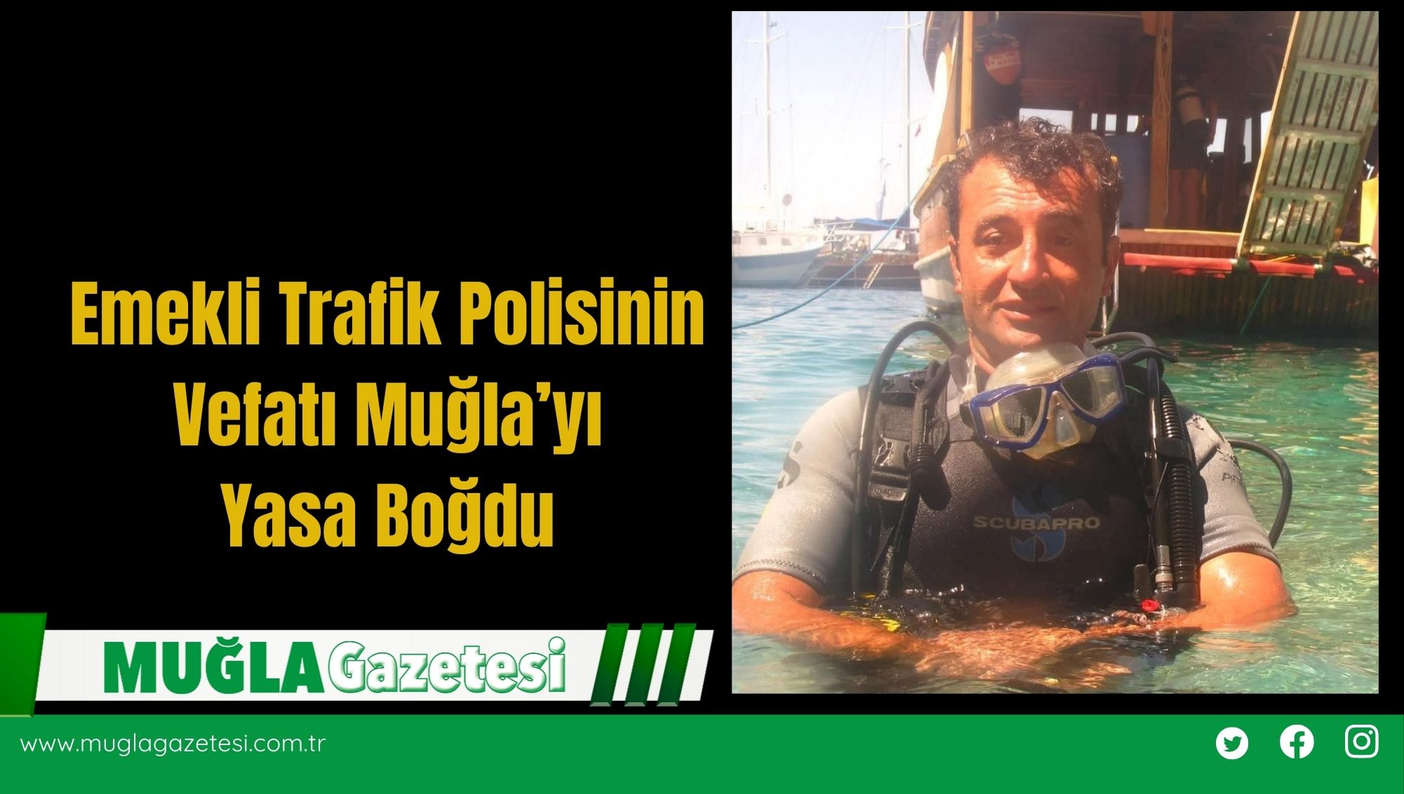 Emekli Trafik Polisinin Vefatı Muğla’yı Yasa Boğdu