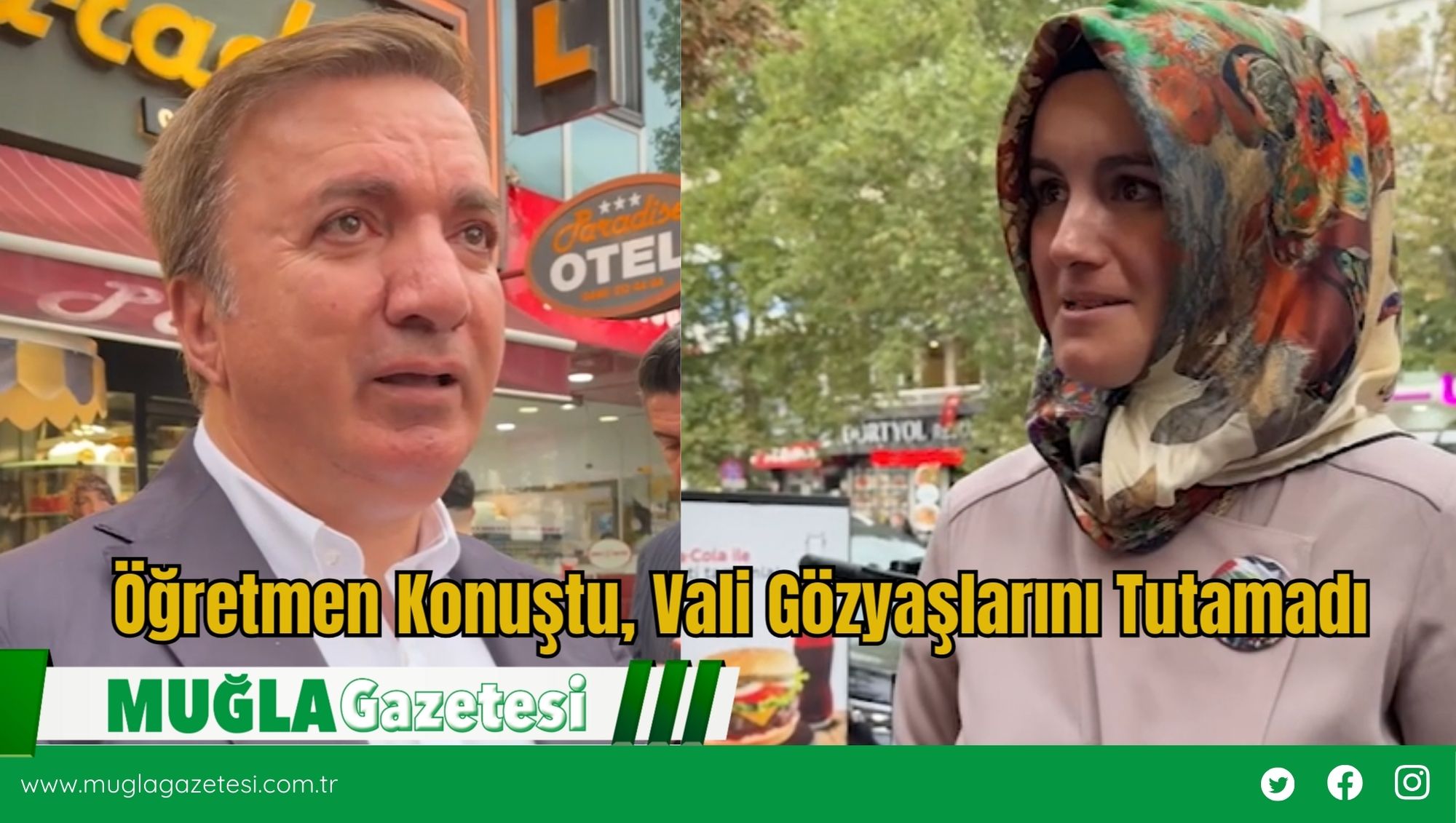 Öğretmen Konuştu, Vali Gözyaşlarını Tutamadı
