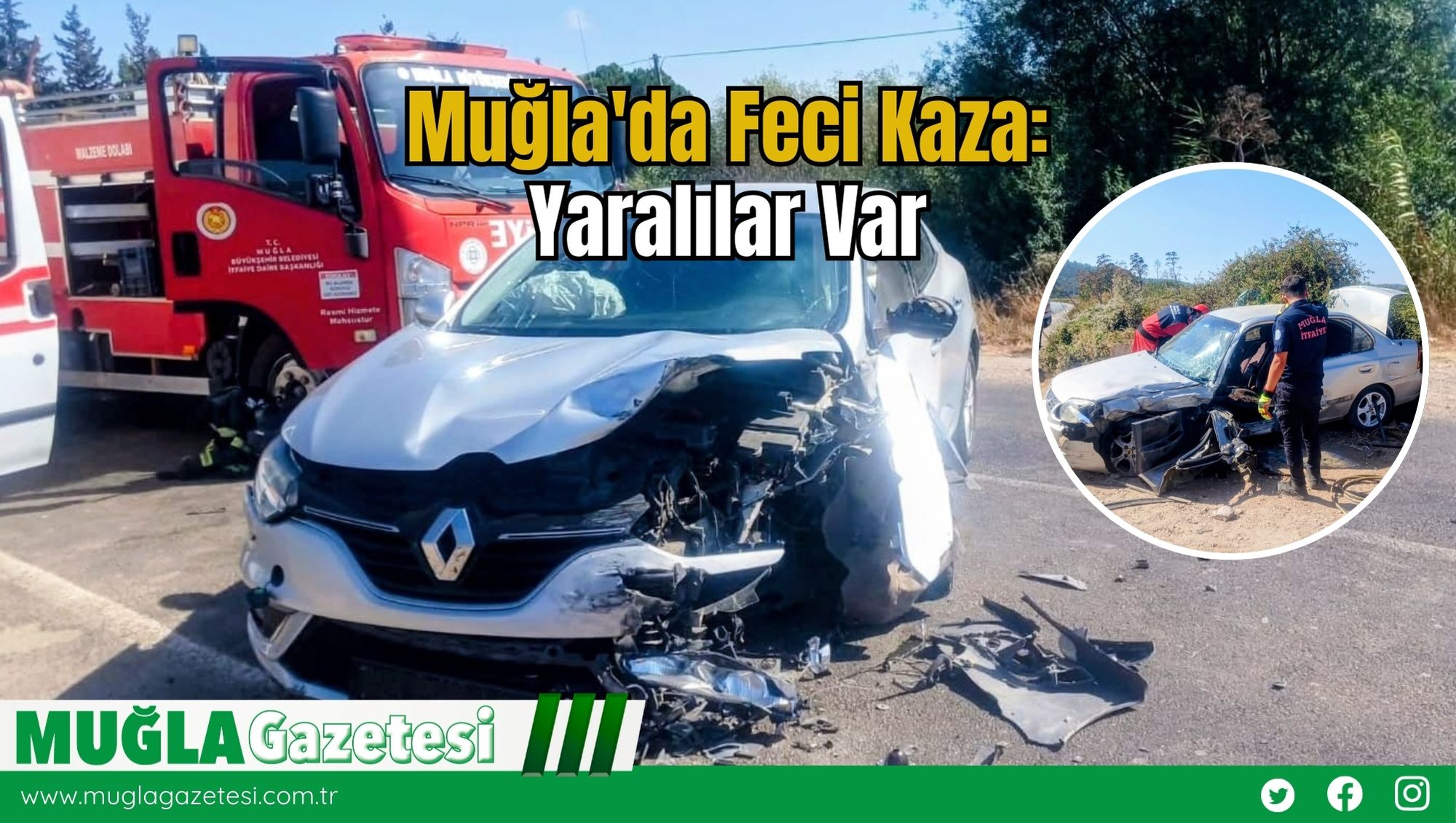 Muğla'da Feci Kaza: Yaralılar Var