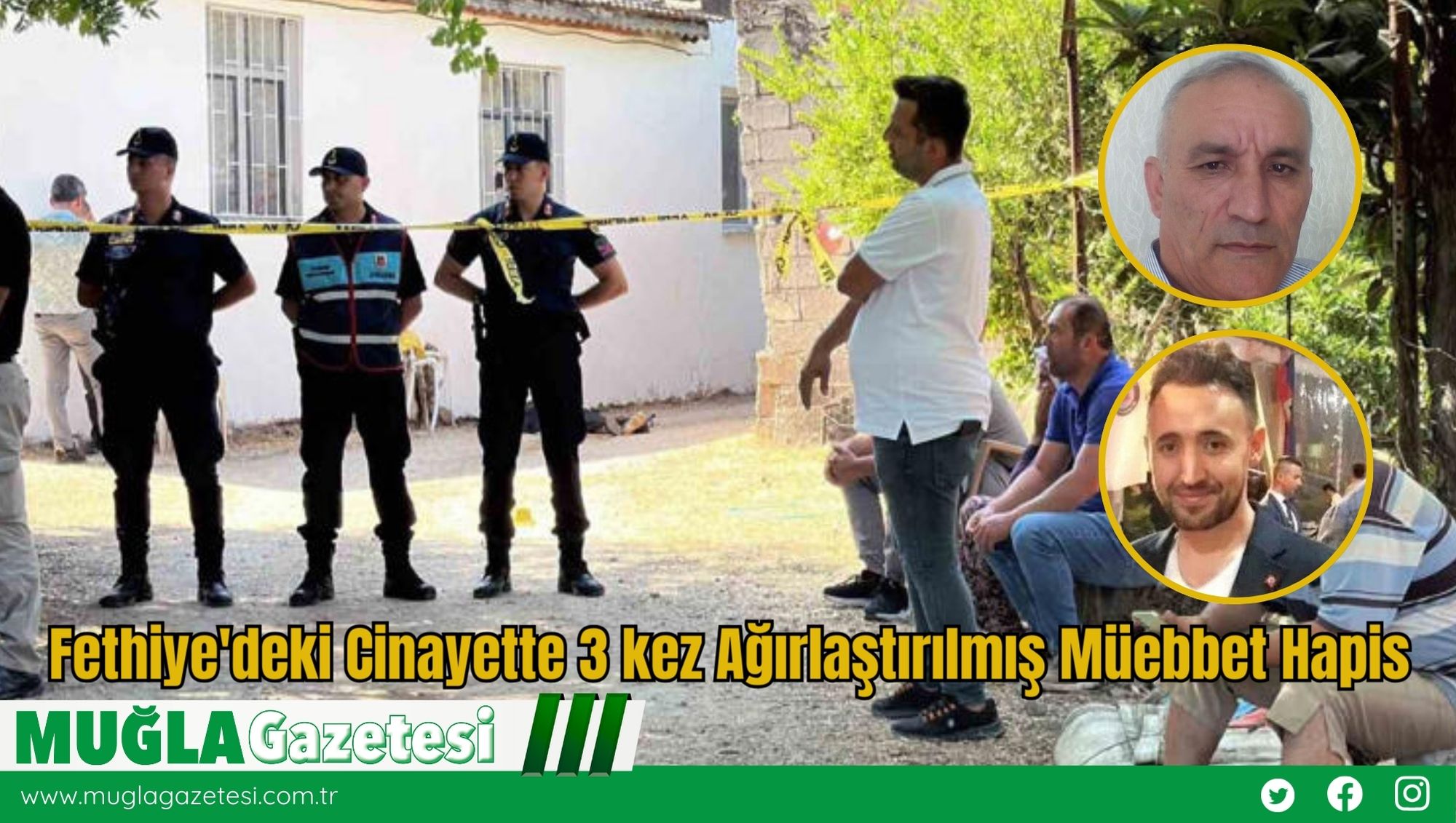 Fethiye'deki Cinayette 3 kez Ağırlaştırılmış Müebbet Hapis