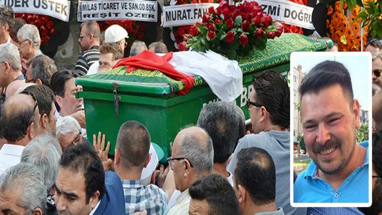 Genç müteahhit gözyaşları içerisinde uğurlandı