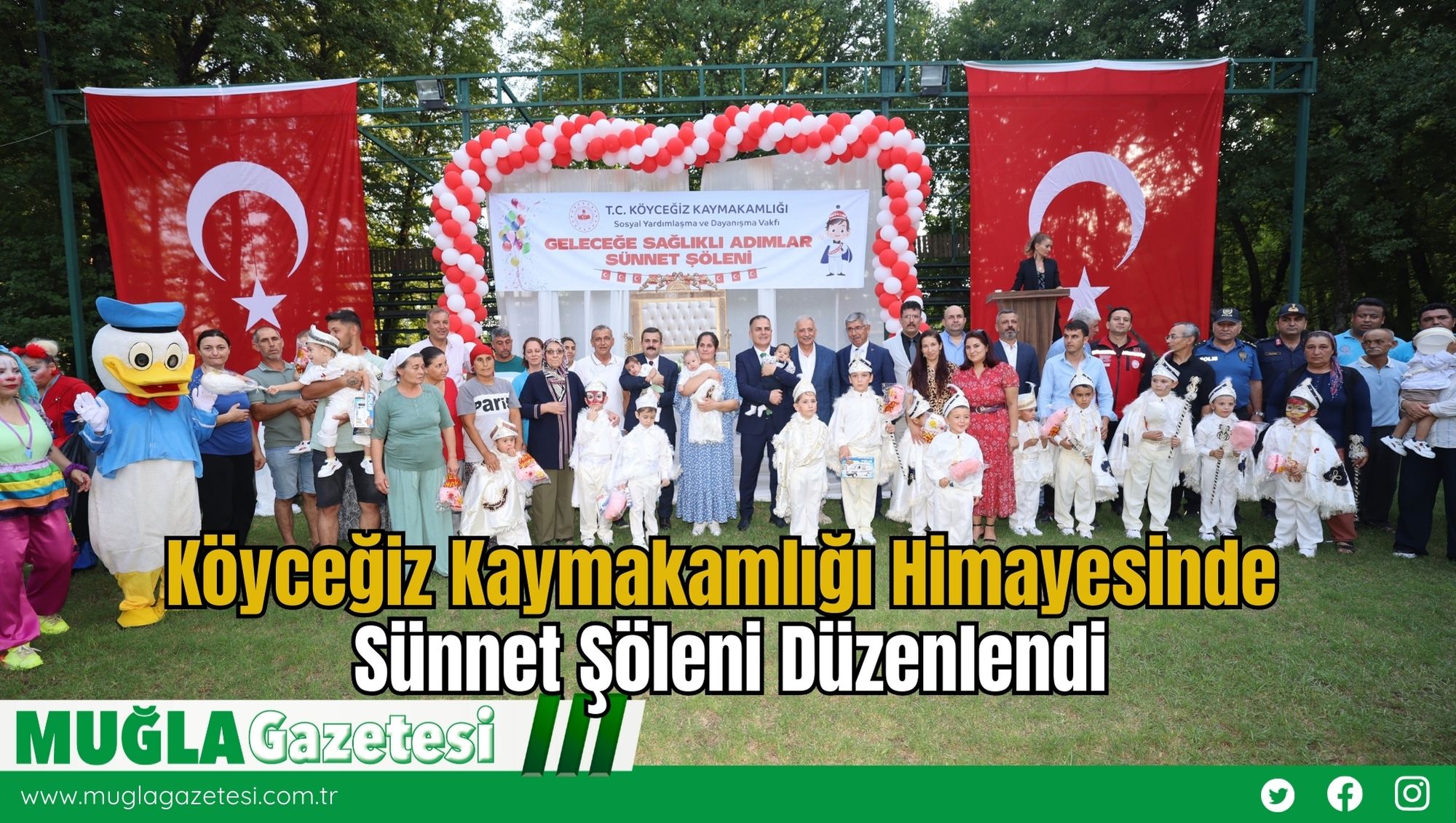 Köyceğiz Kaymakamlığı Himayesinde Sünnet Şöleni Düzenlendi