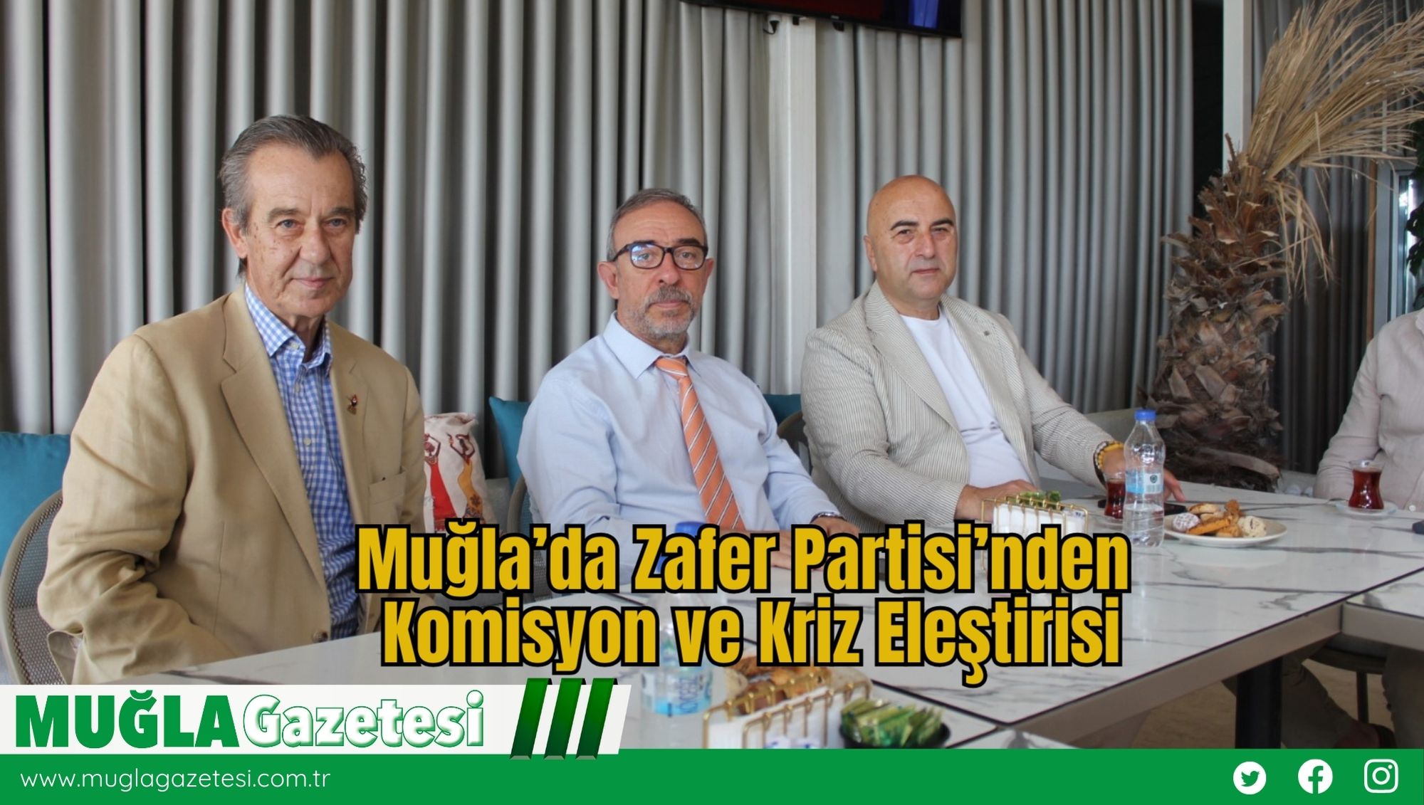 Muğla’da Zafer Partisi’nden Komisyon ve Kriz Eleştirisi