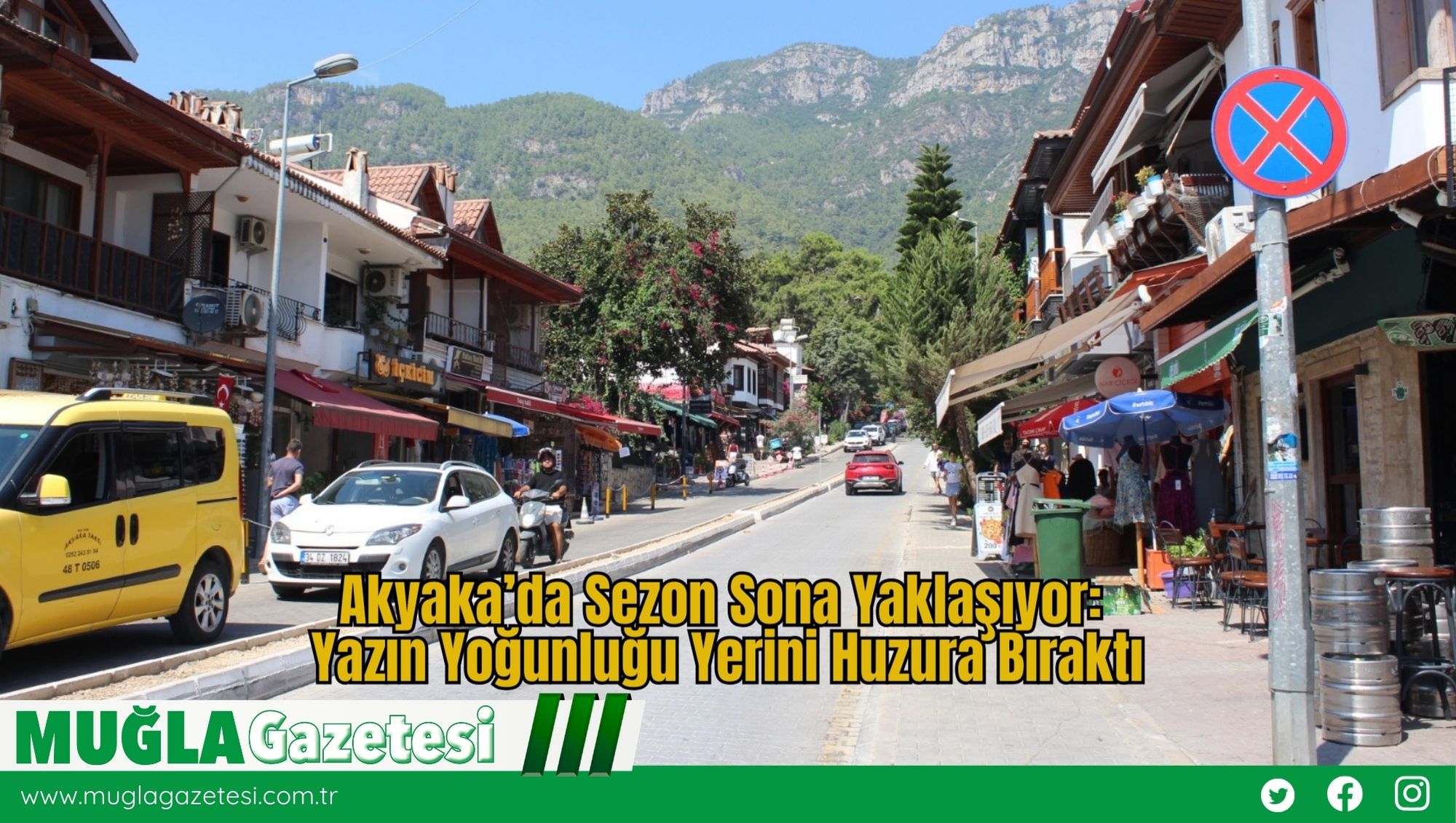 Akyaka’da Sezon Sona Yaklaşıyor: Yazın Yoğunluğu Yerini Huzura Bıraktı