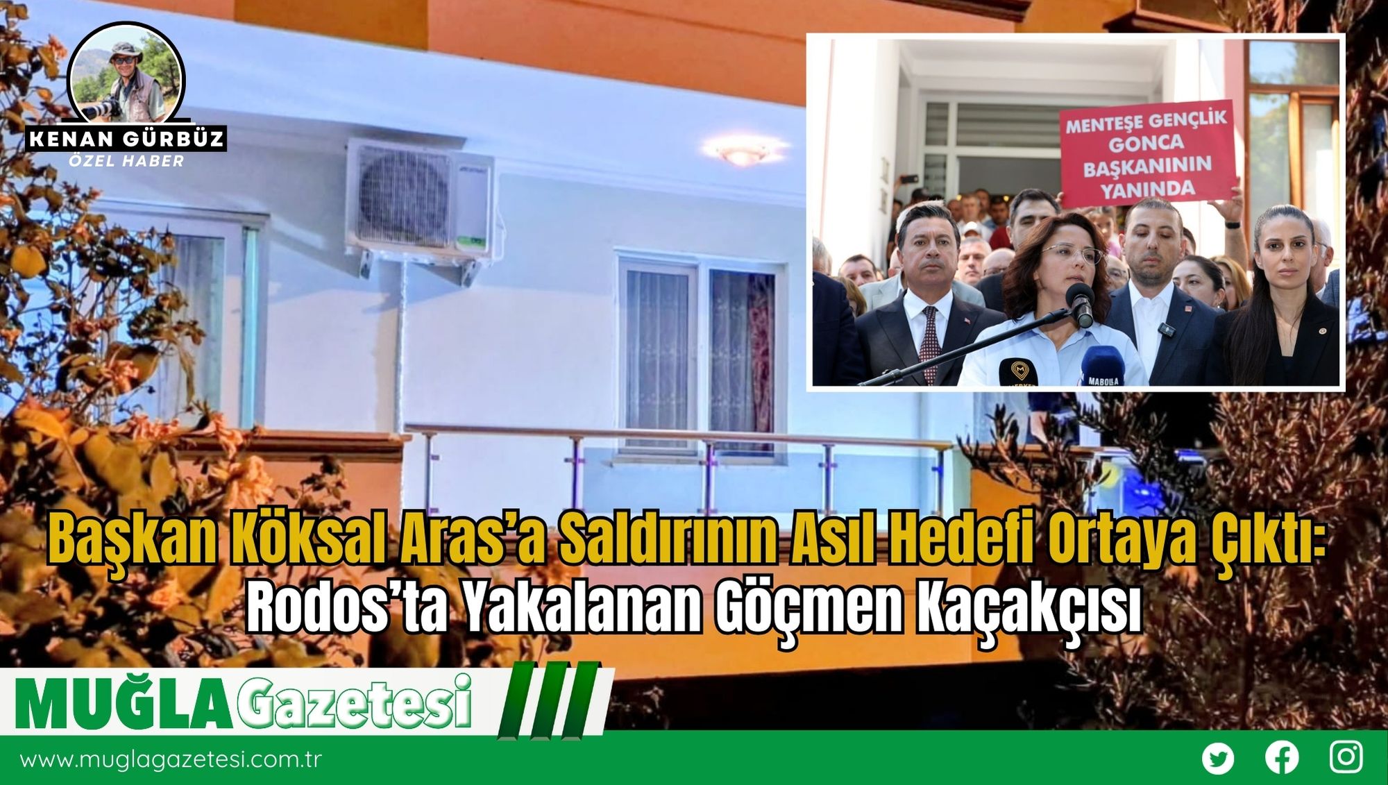 Başkan Köksal Aras’a Saldırının Asıl Hedefi Ortaya Çıktı: Rodos’ta Yakalanan Göçmen Kaçakçısı