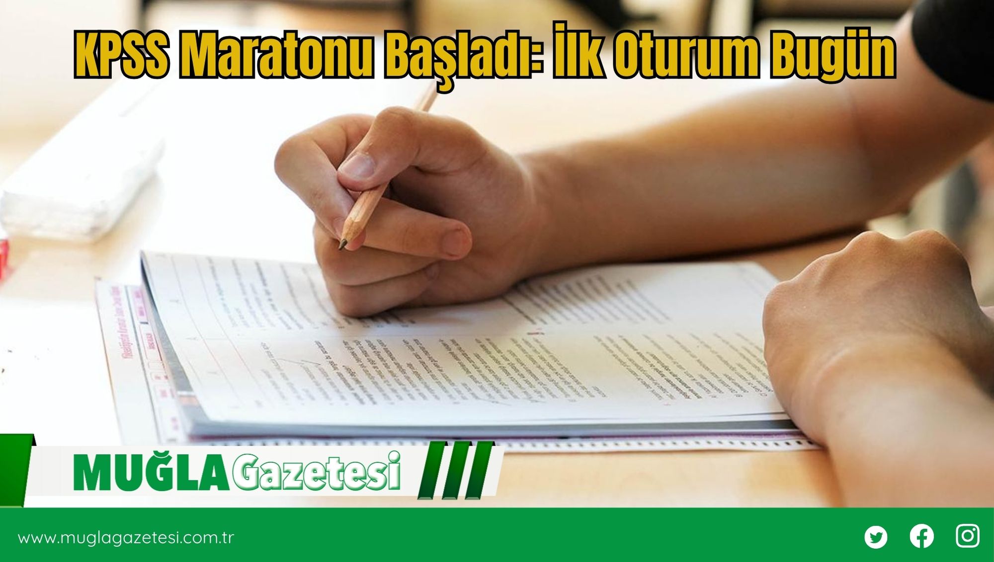 KPSS Maratonu Başladı: İlk Oturum Bugün