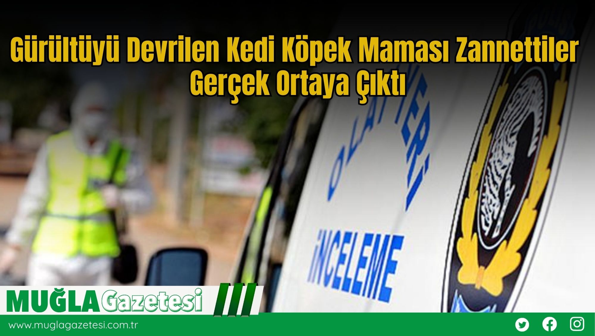 Gürültüyü Devrilen Kedi Köpek Maması Zannettiler, Gerçek Ortaya Çıktı
