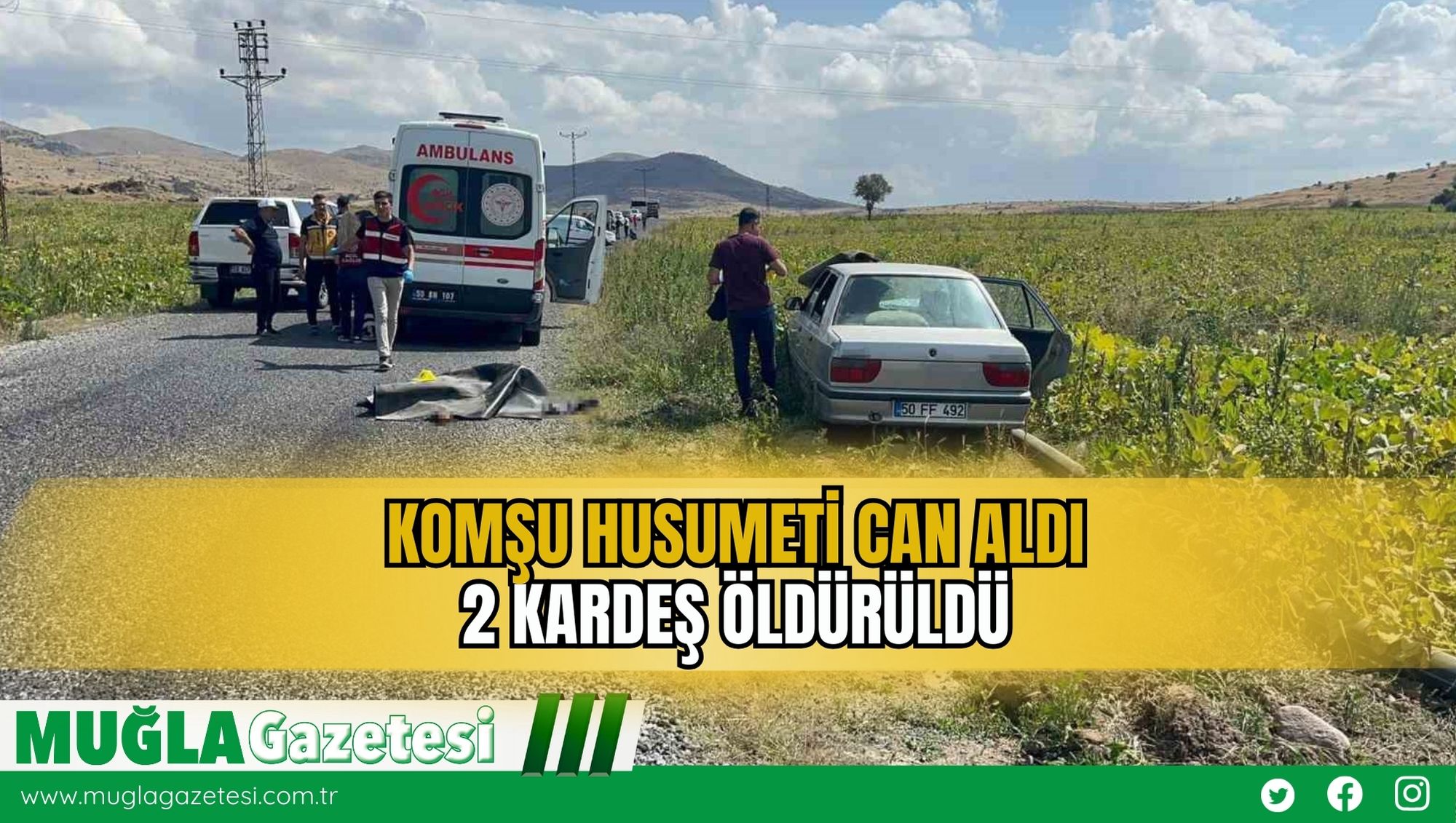 Komşu Husumeti Can Aldı: 2 Kardeş Öldürüldü