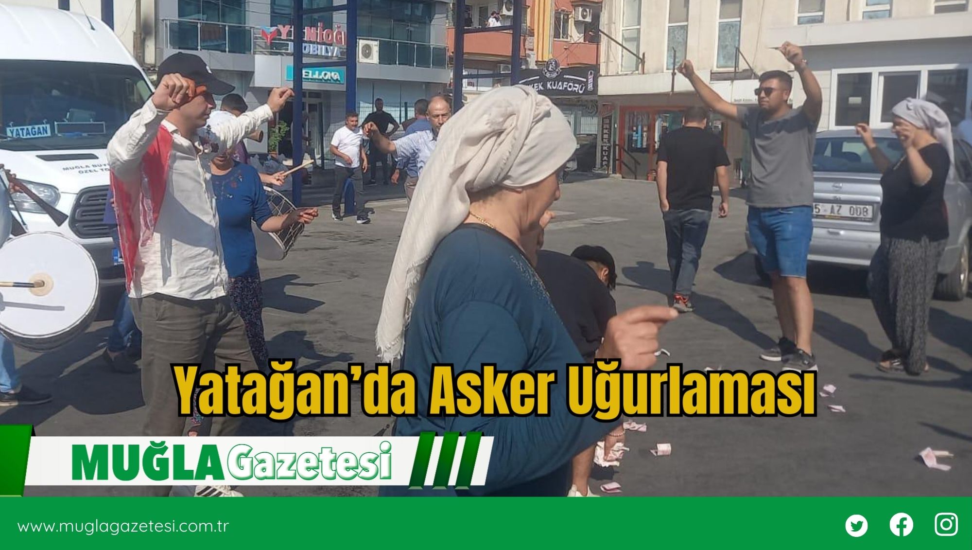 Yatağan’da Asker Uğurlaması