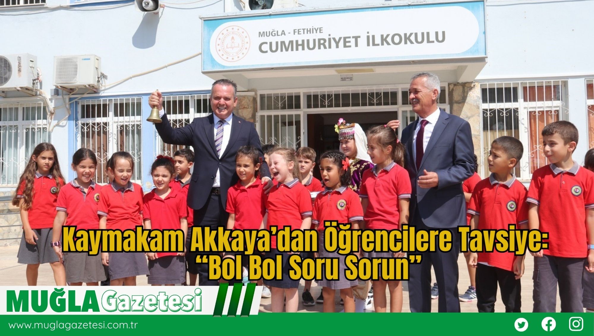Kaymakam Akkaya’dan Öğrencilere Tavsiye: “Bol Bol Soru Sorun”