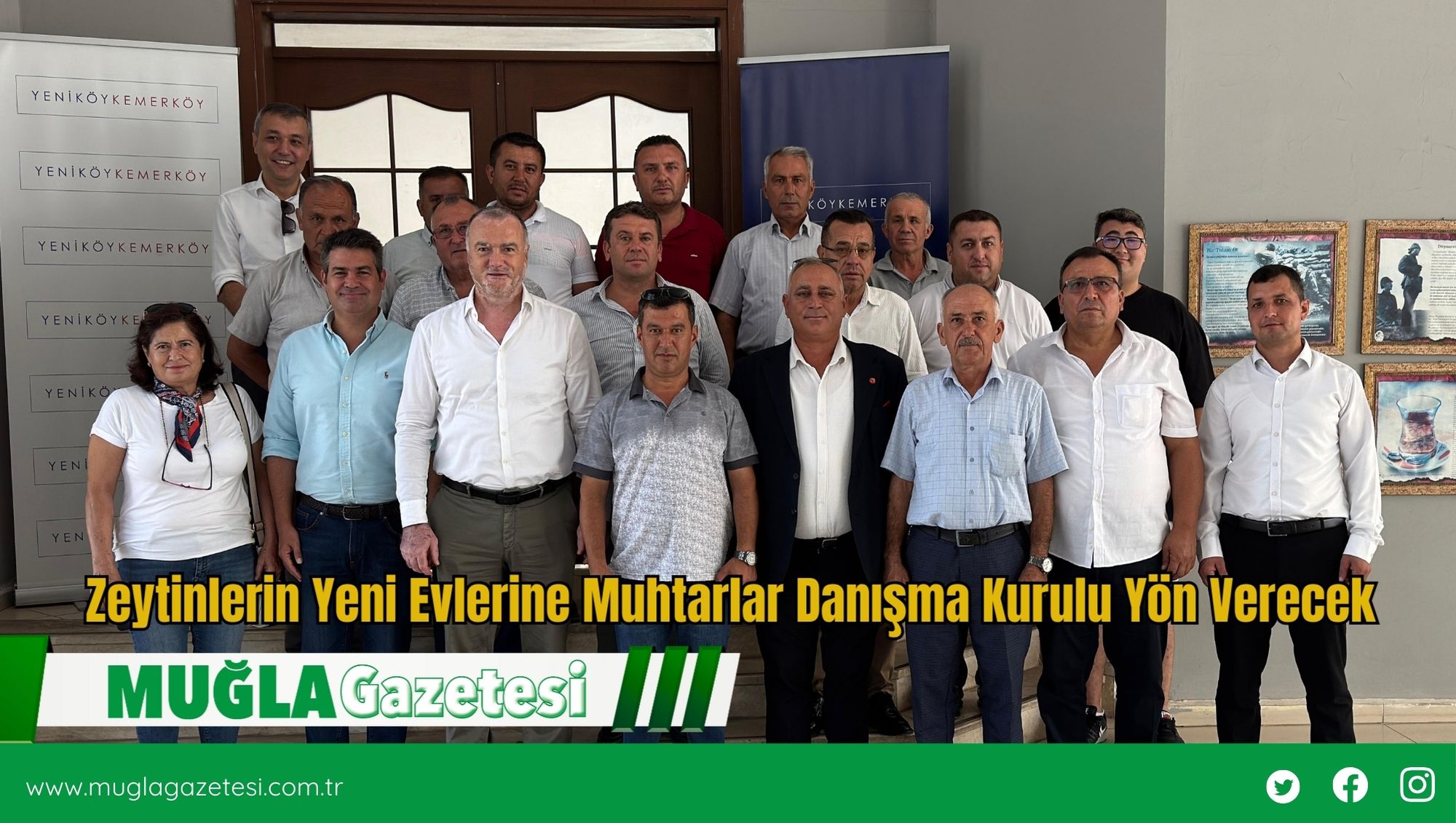 Zeytinlerin Yeni Evlerine Muhtarlar Danışma Kurulu Yön Verecek