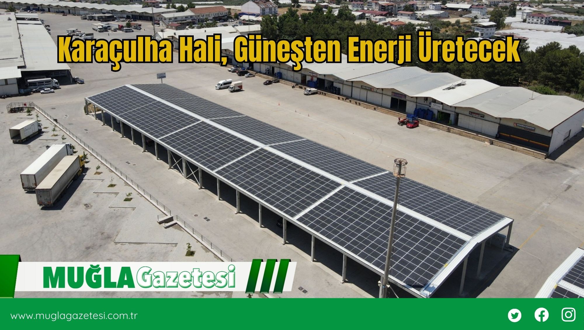 Karaçulha Hali, Güneşten Enerji Üretecek