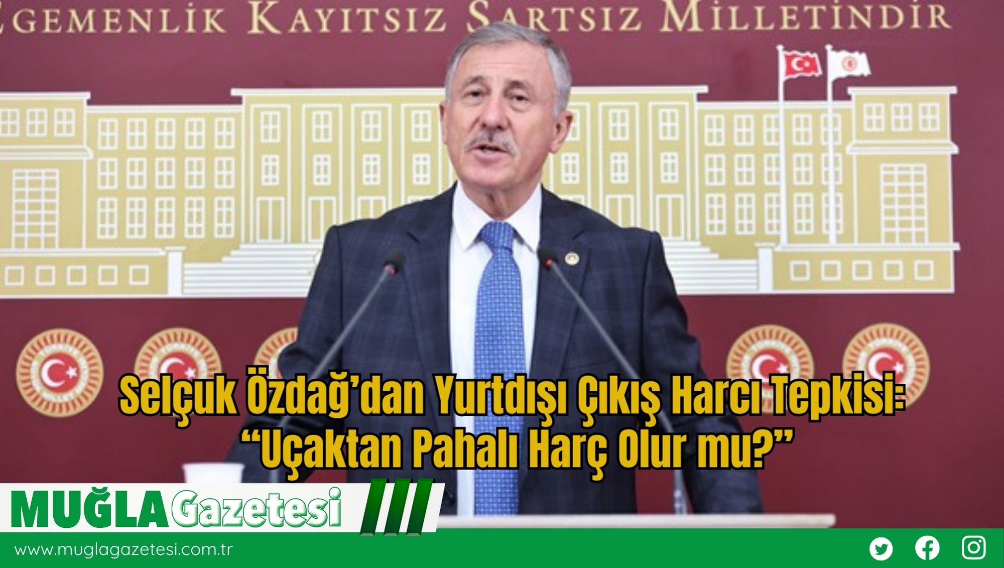 Selçuk Özdağ’dan Yurtdışı Çıkış Harcı Tepkisi: “Uçaktan Pahalı Harç Olur mu?”