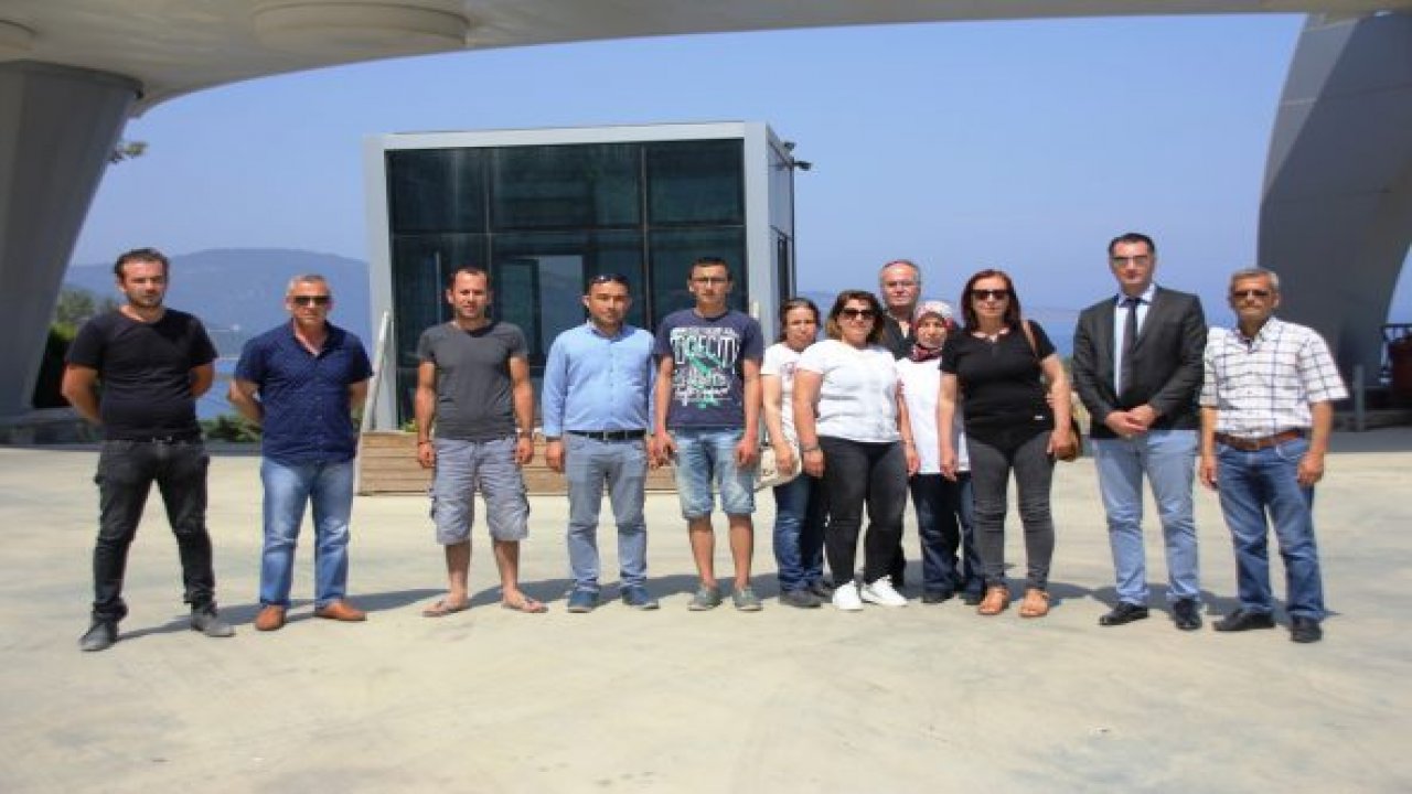 İşçiler eylem yaptı